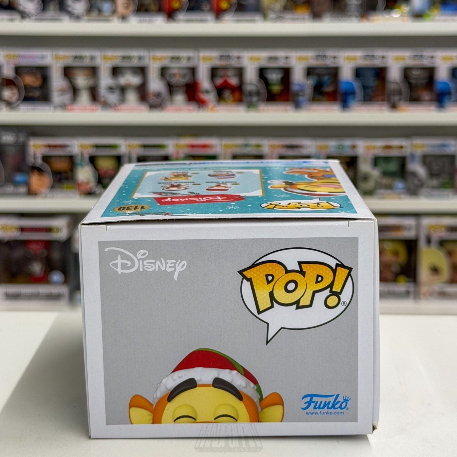 Funko Pop Disney Winnie the Pooh Tigger Flocked Santa Hat 1130 Toy Vinyl Figure