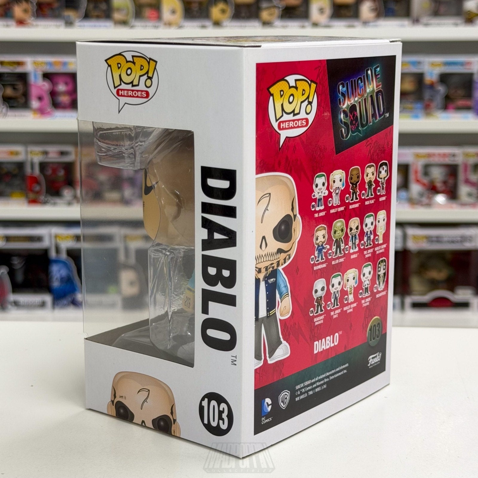 Funko Pop DC Super Heroes Suicide Squad El Diablo 103 Fire Devil Vinyl Figure