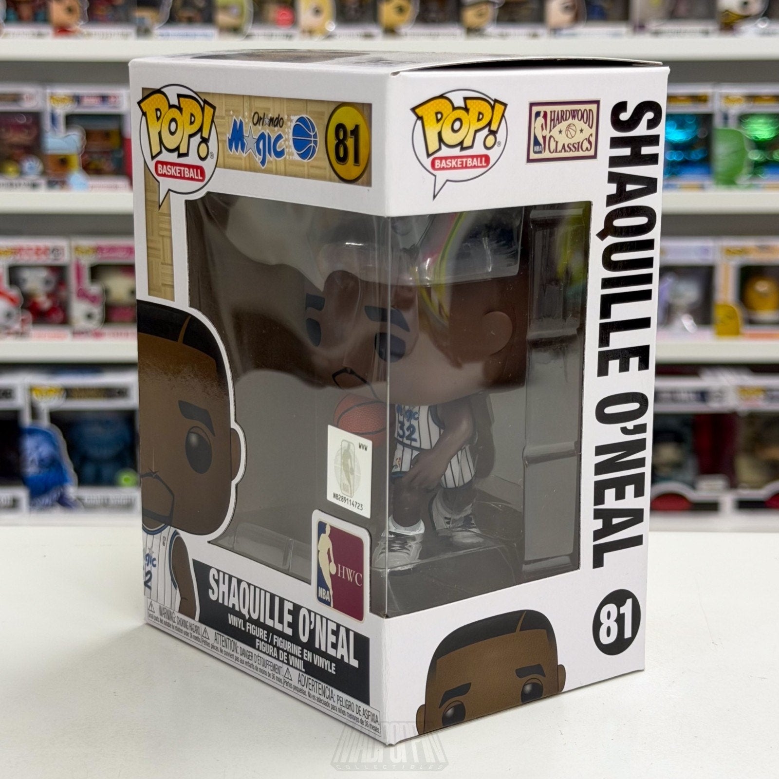 Funko Pop NBA Basketball Orlando Magic Shaquille O'Neal Diesel 81 Vinyl Figure