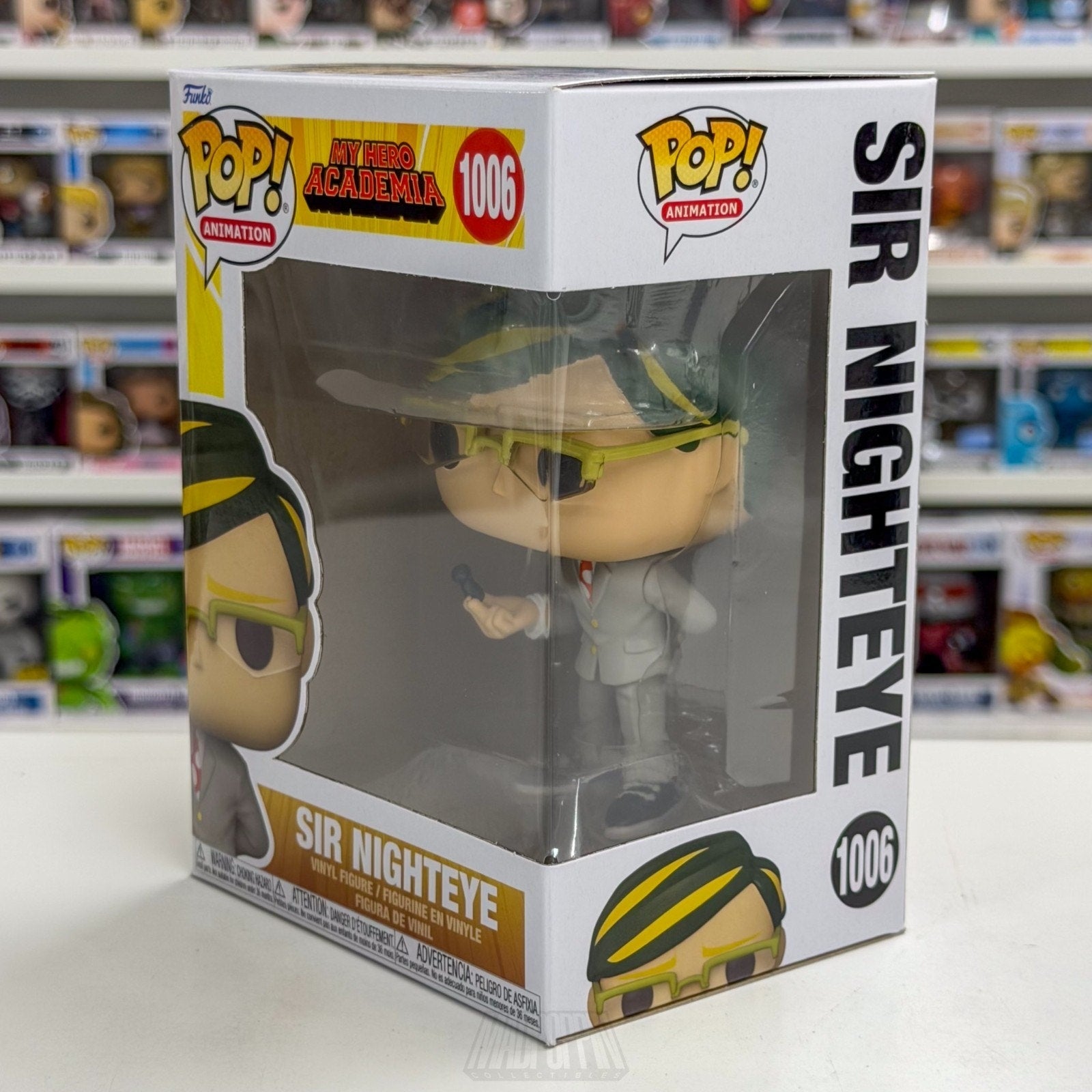 Funko Pop Anime My Hero Academia Sir Nighteye 1006 Japan Manga Toy Vinyl Figure