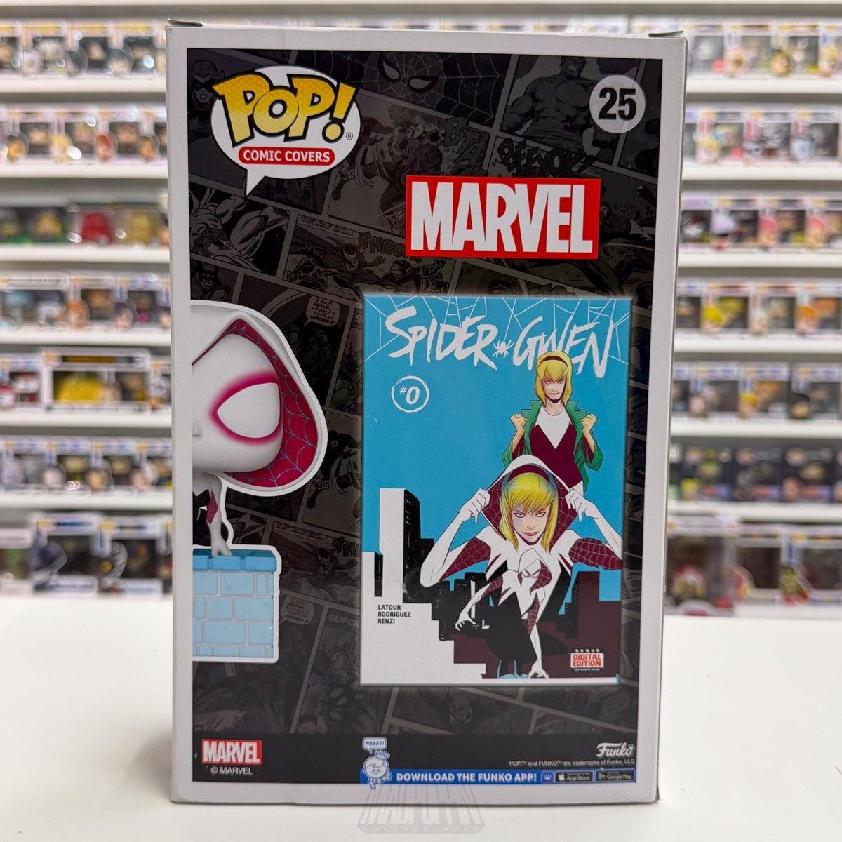 Funko Pop Marvel Comic Covers Spider-Gwen Target 25 Vinyl Figure