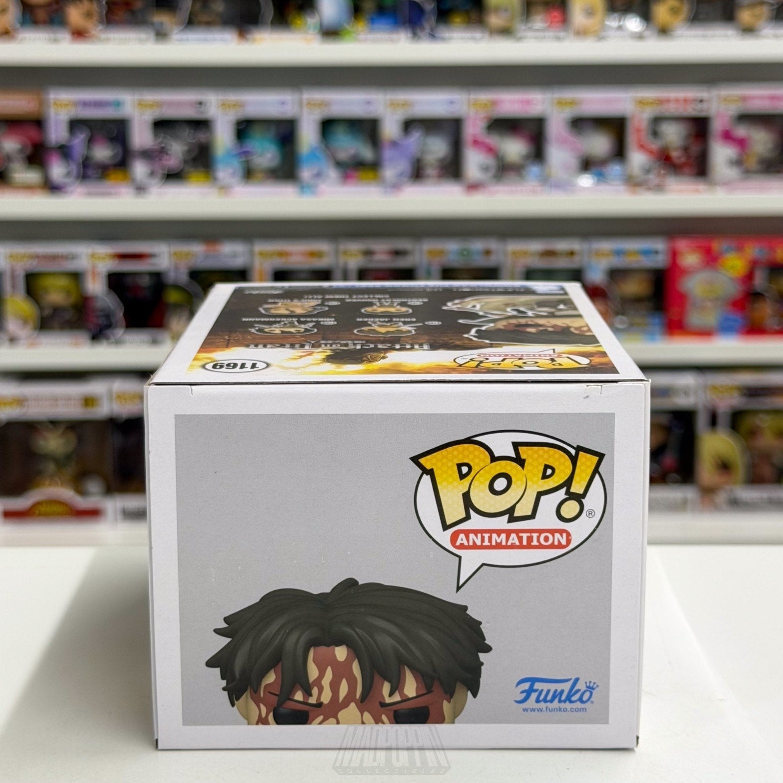 Funko Pop Anime Attack Titan Battle Levi Bloody AE Exclusive 1169 Vinyl Figure