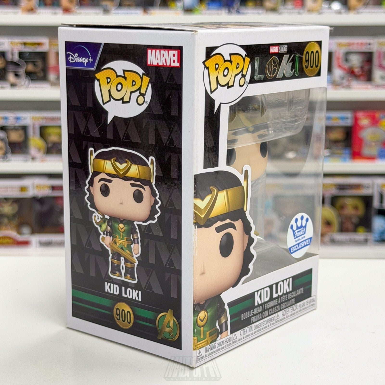 Funko Pop Marvel Studios Kid Loki Exclusive 900 Void Variant TVA Vinyl Figure