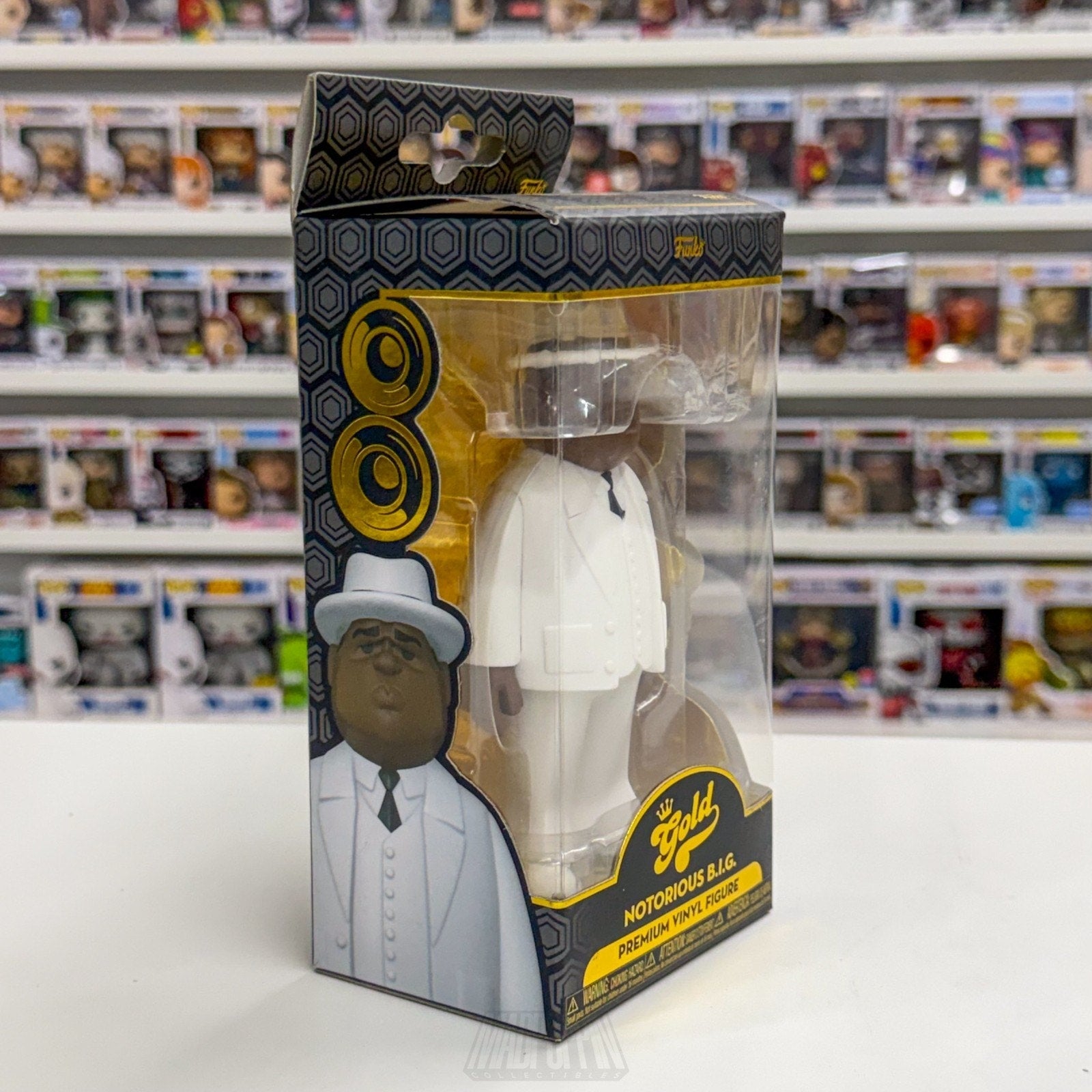 Funko Gold Notorious B.I.G. Biggie Smalls Suit Music Rap Hip Hop Vinyl Figure