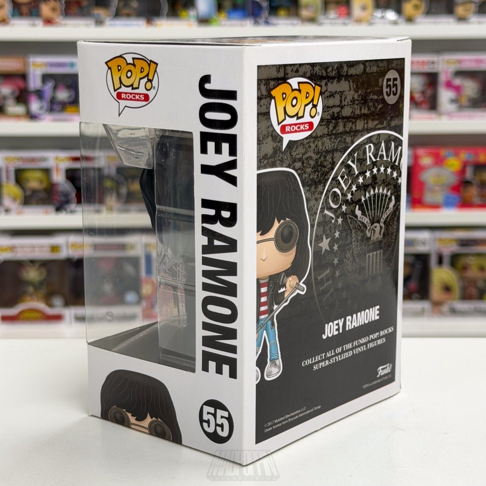 Funko Pop Rocks Joey Ramone Hey Ho Lets Go 55 Punk Music Singer Toy Vinyl Figure