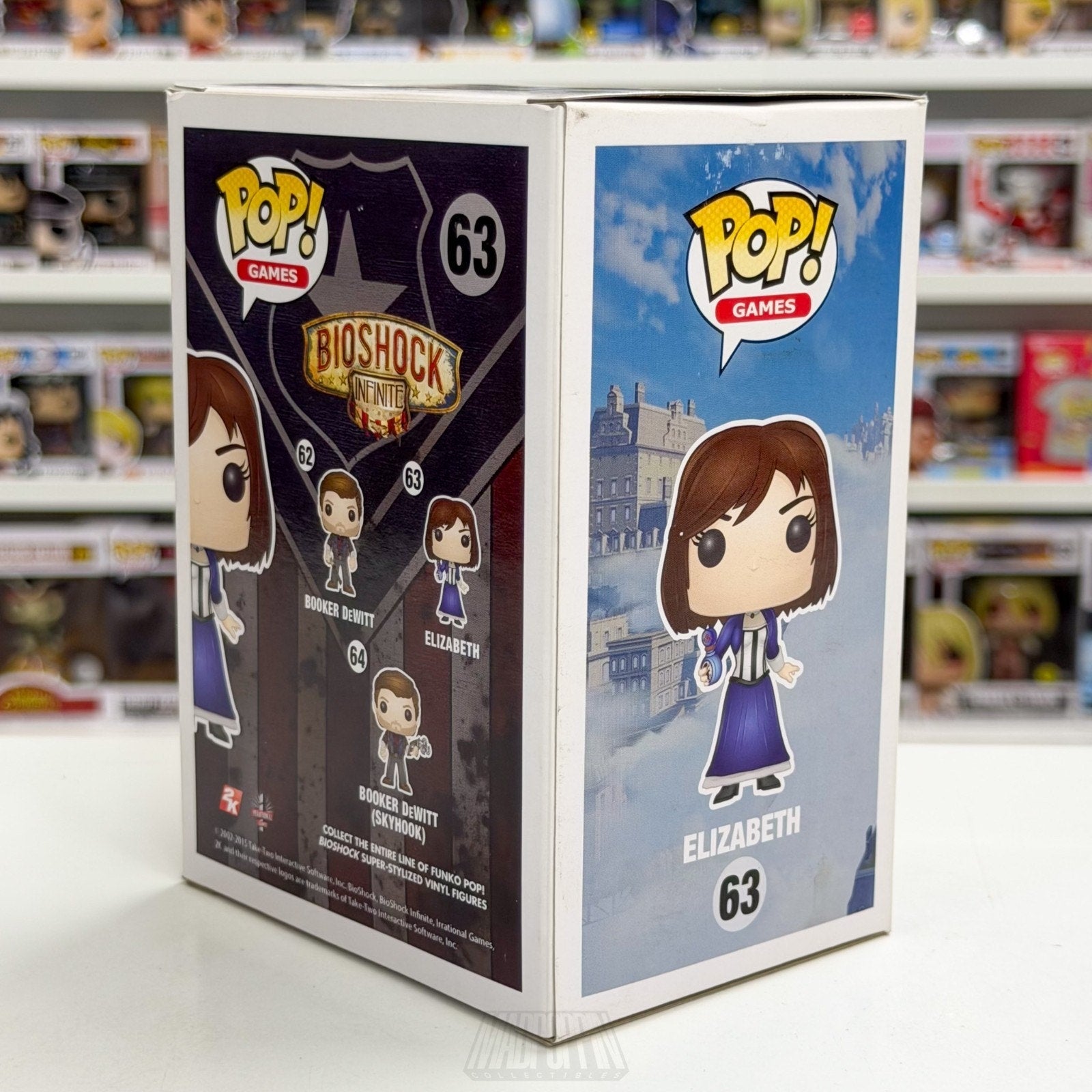 Funko Pop Games Bioshock Infinite Elizabeth 63 Steampunk FPS Toy Vinyl Figure