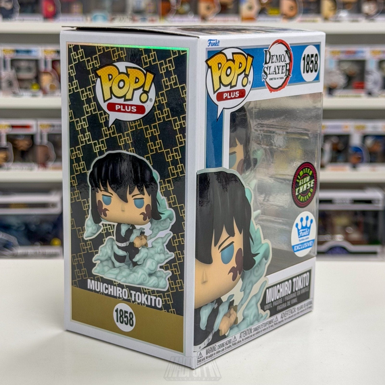 Funko Pop Anime Demon Slayer Muichiro Tokito Glow Chase 1858 Toy Vinyl Figure
