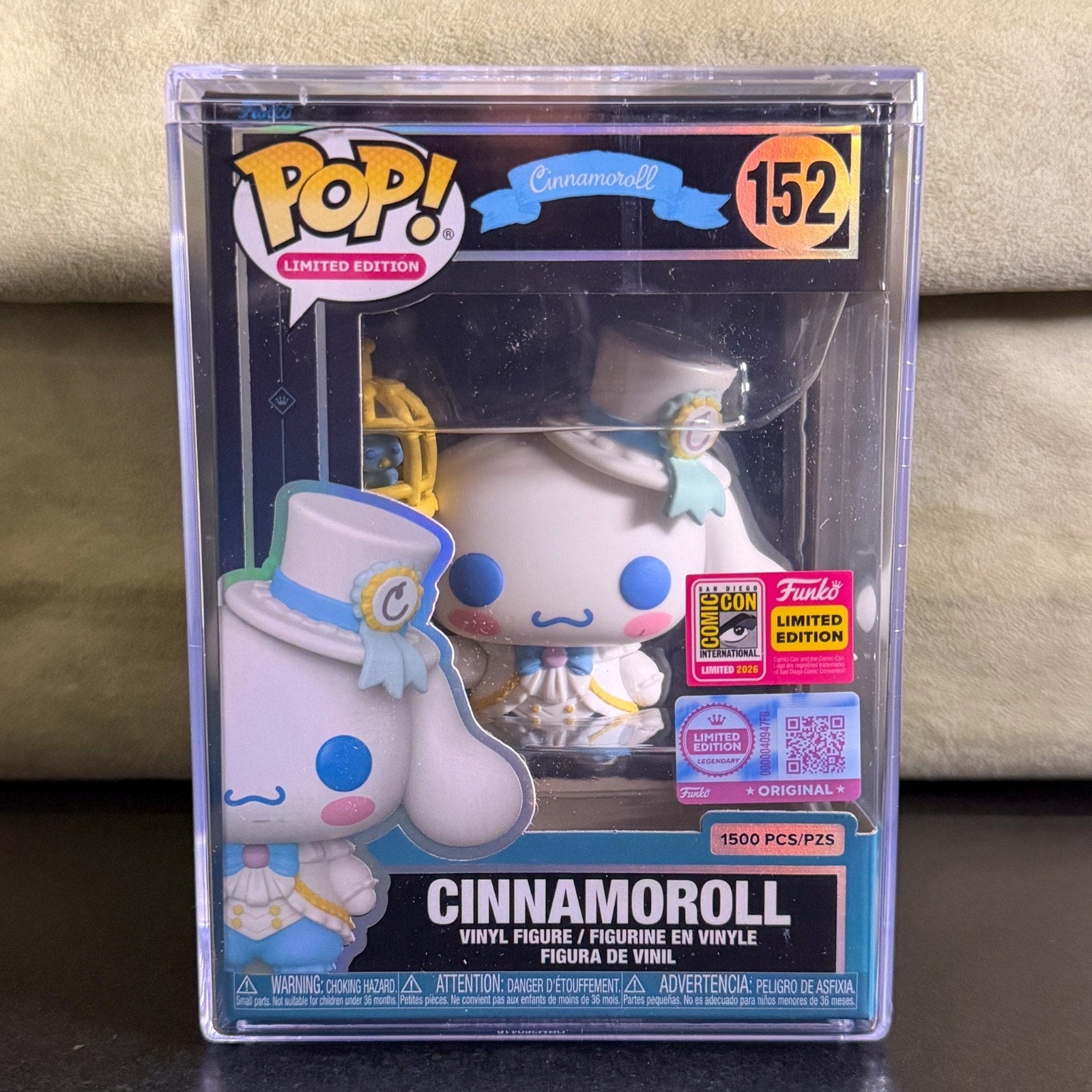 Funko Pop Sanrio Cinnamoroll 152 SDCC 2026 LE 1500 PCS Kawaii Toy Vinyl Figure