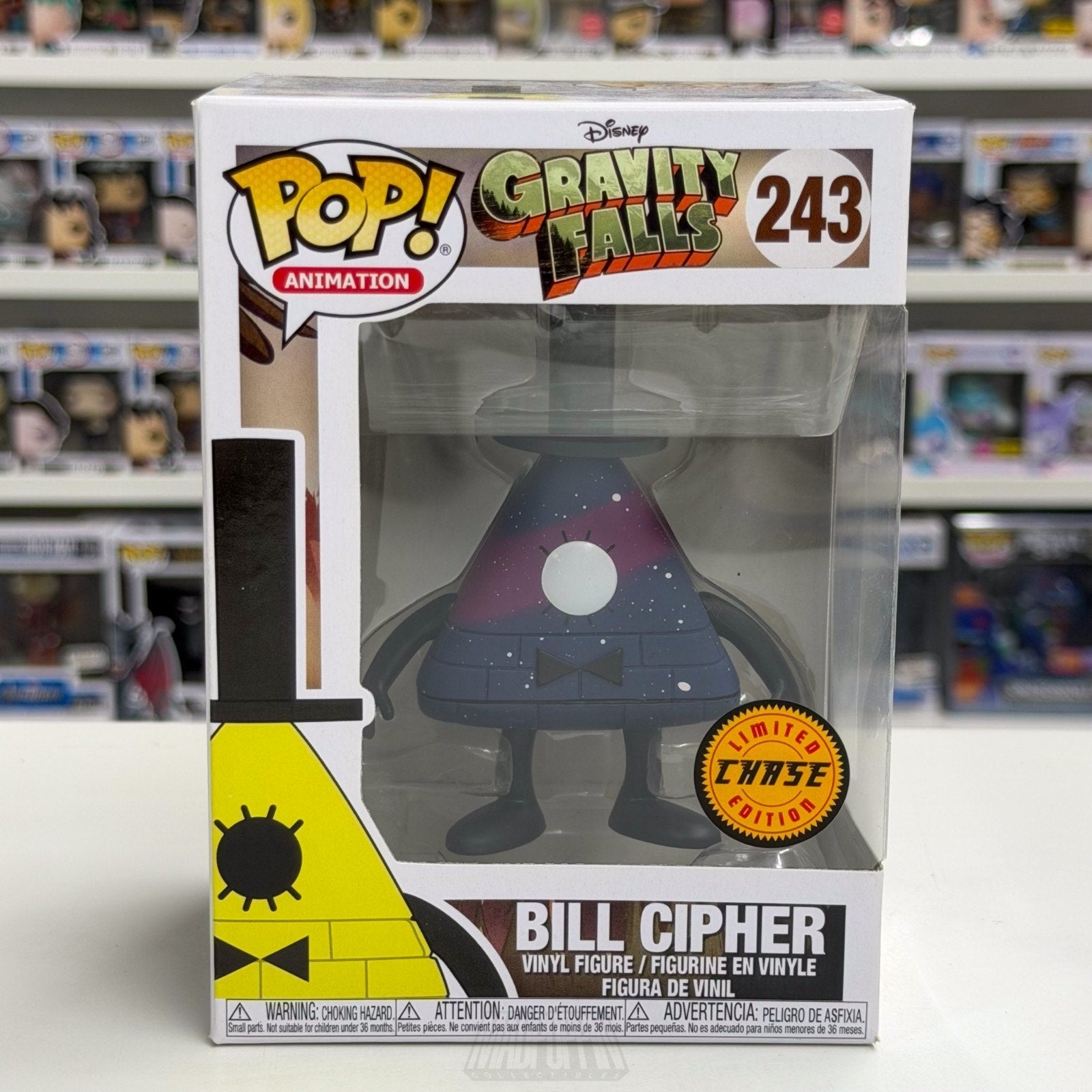 Funko Pop Animation Disney Gravity Falls Bill Cipher Space Chase 243 Toy Figure