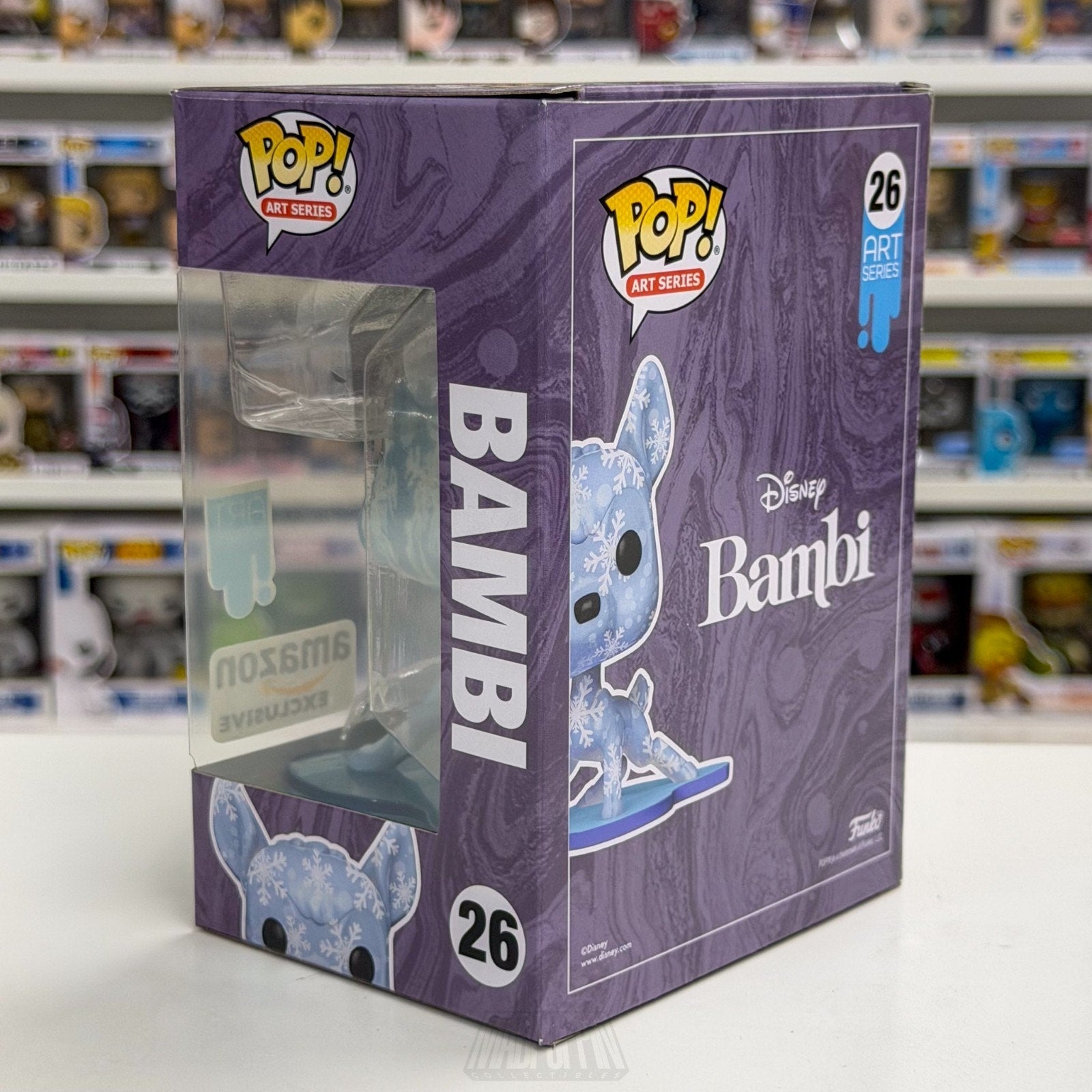 Funko Pop Disney Art Series Bambi Amazon 26 Animation Roe Deer Toy Vinyl Figure