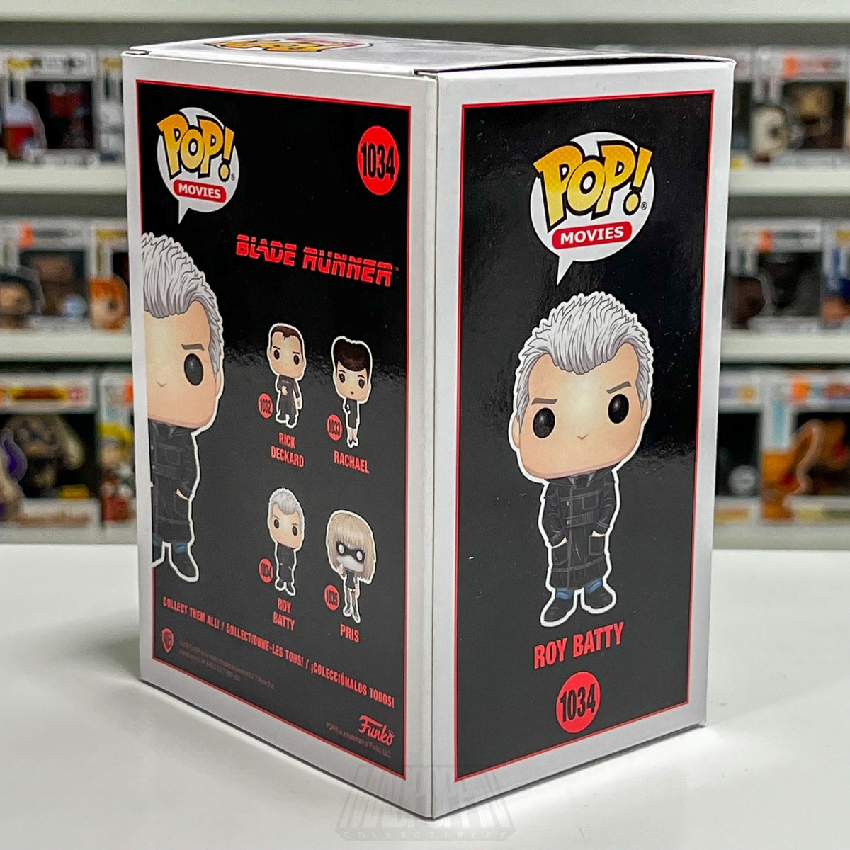 Funko Pop Movies Blade Runner Roy Batty 1034 Replicant Sci-Fi Toy Vinyl Figure