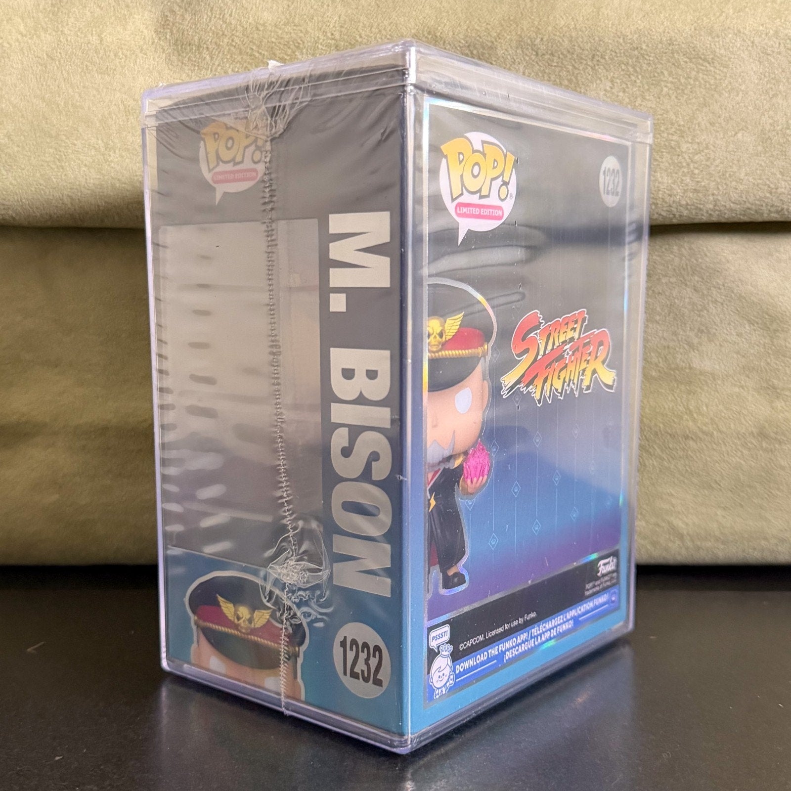 Funko Pop Street Fighter M. Bison Glow 1232 LE 1500 SDCC 2026 LEGENDARY Figure
