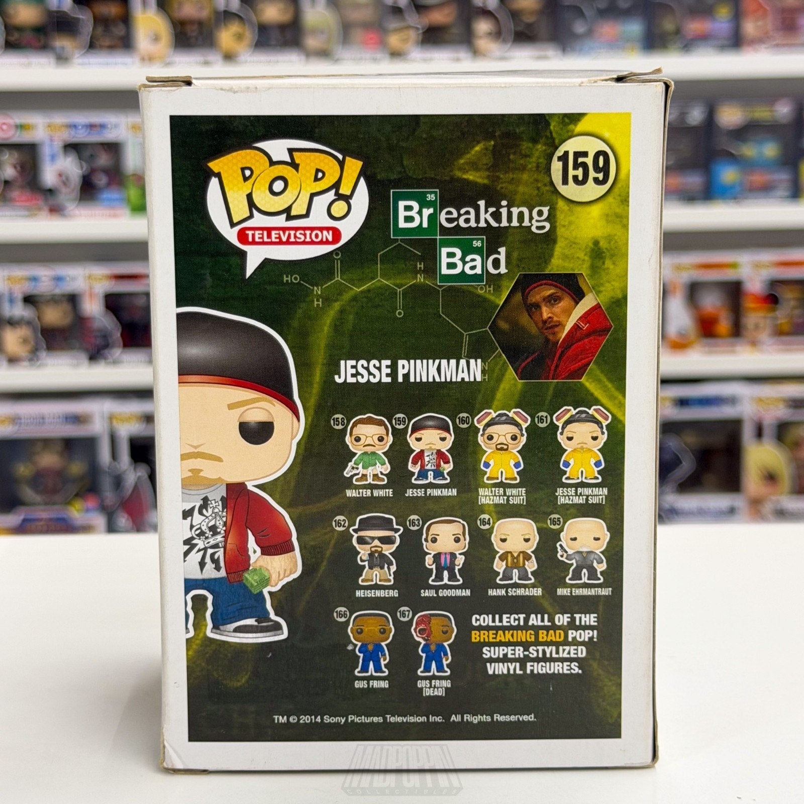 Funko Pop TV Breaking Bad Jesse Pinkman 159 AMC Crime Drama Series Vinyl Figure