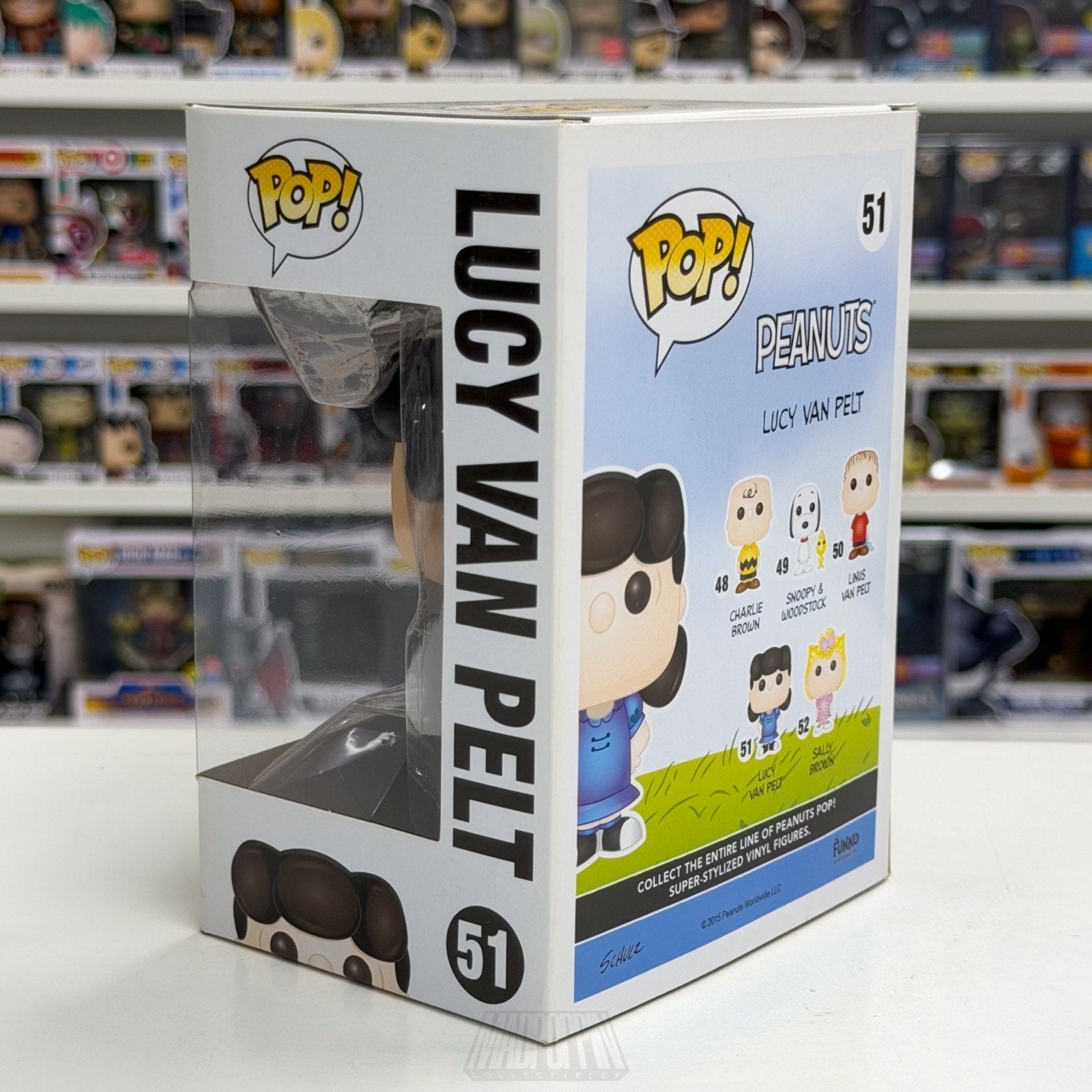 Funko Pop Peanuts Lucille Lucy Van Pelt 51 Animation Comic Strip Vinyl Figure