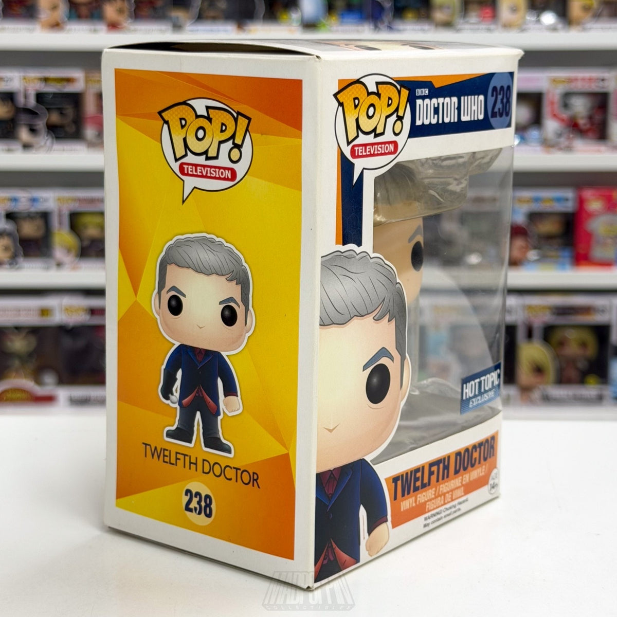 Funko Pop TV BBC Doctor Who Twelfth Doctor Hot Topic 238 Sci-Fi Toy Vinyl Figure
