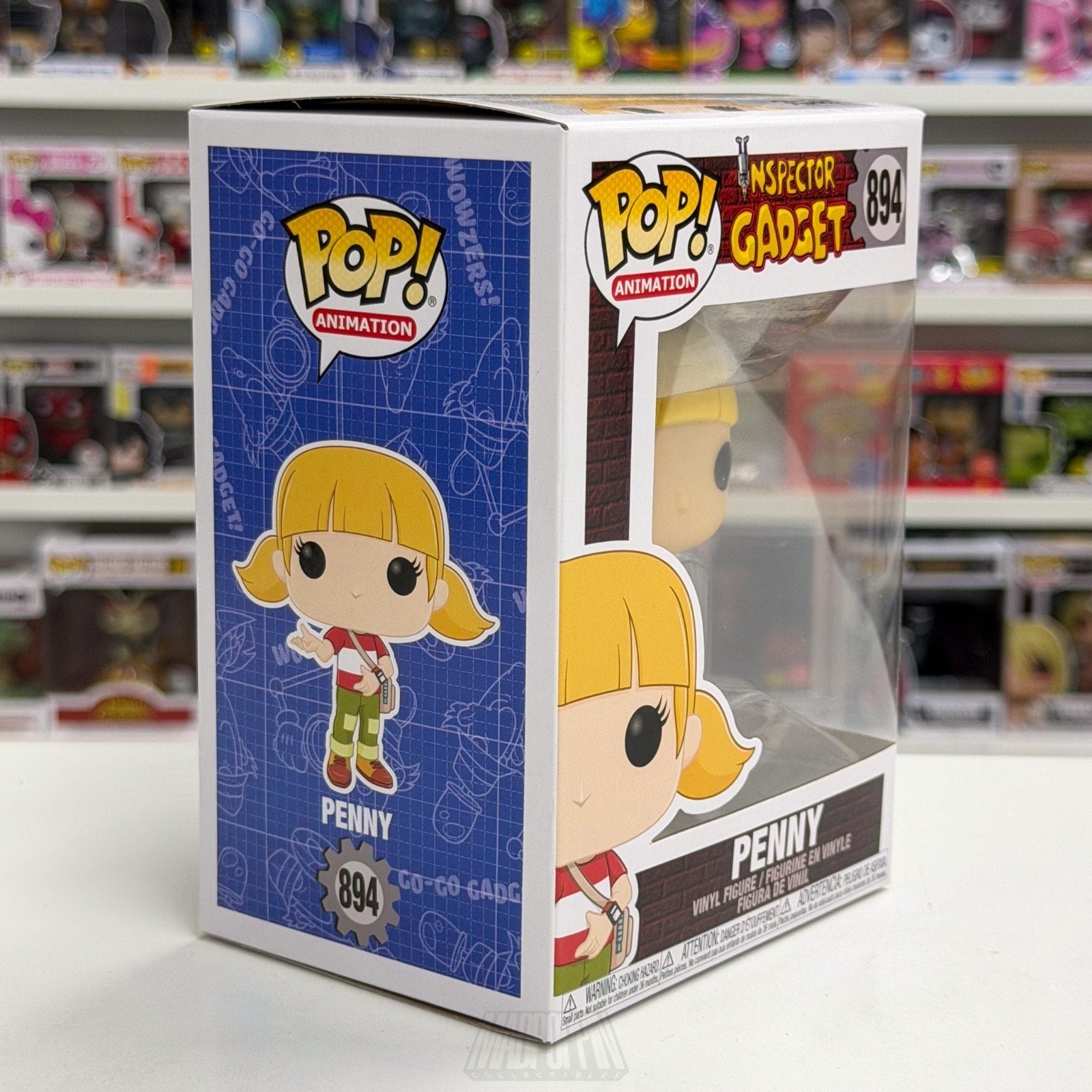 Funko Pop Animation Inspector Gadget Penny 894 Niece Sidekick Toy Vinyl Figure