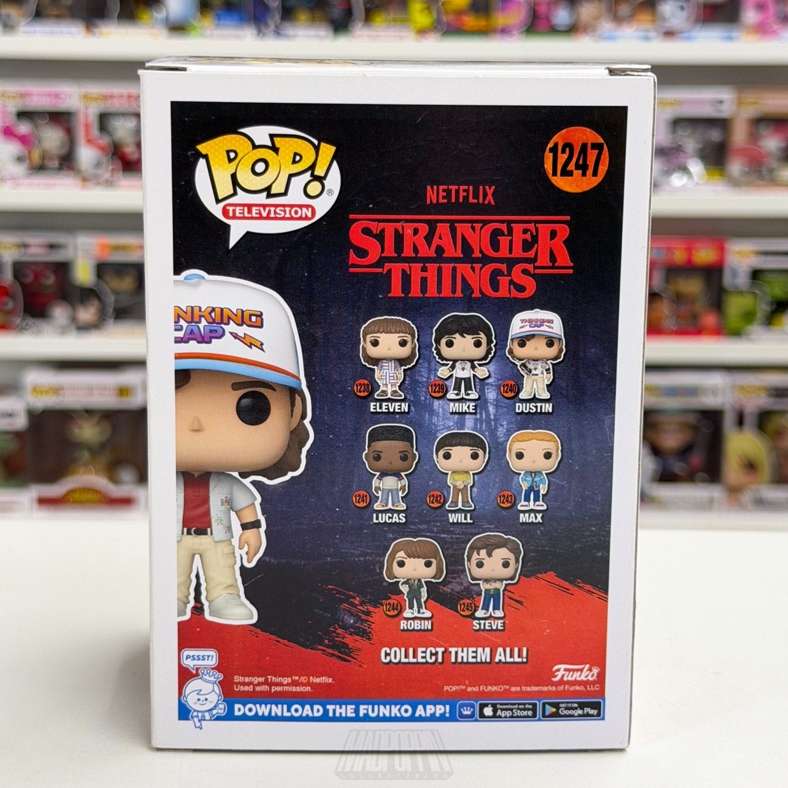 Funko Pop TV Stranger Things Dustin Dragon Shirt Hot Topic 1247 Season 4 Figure