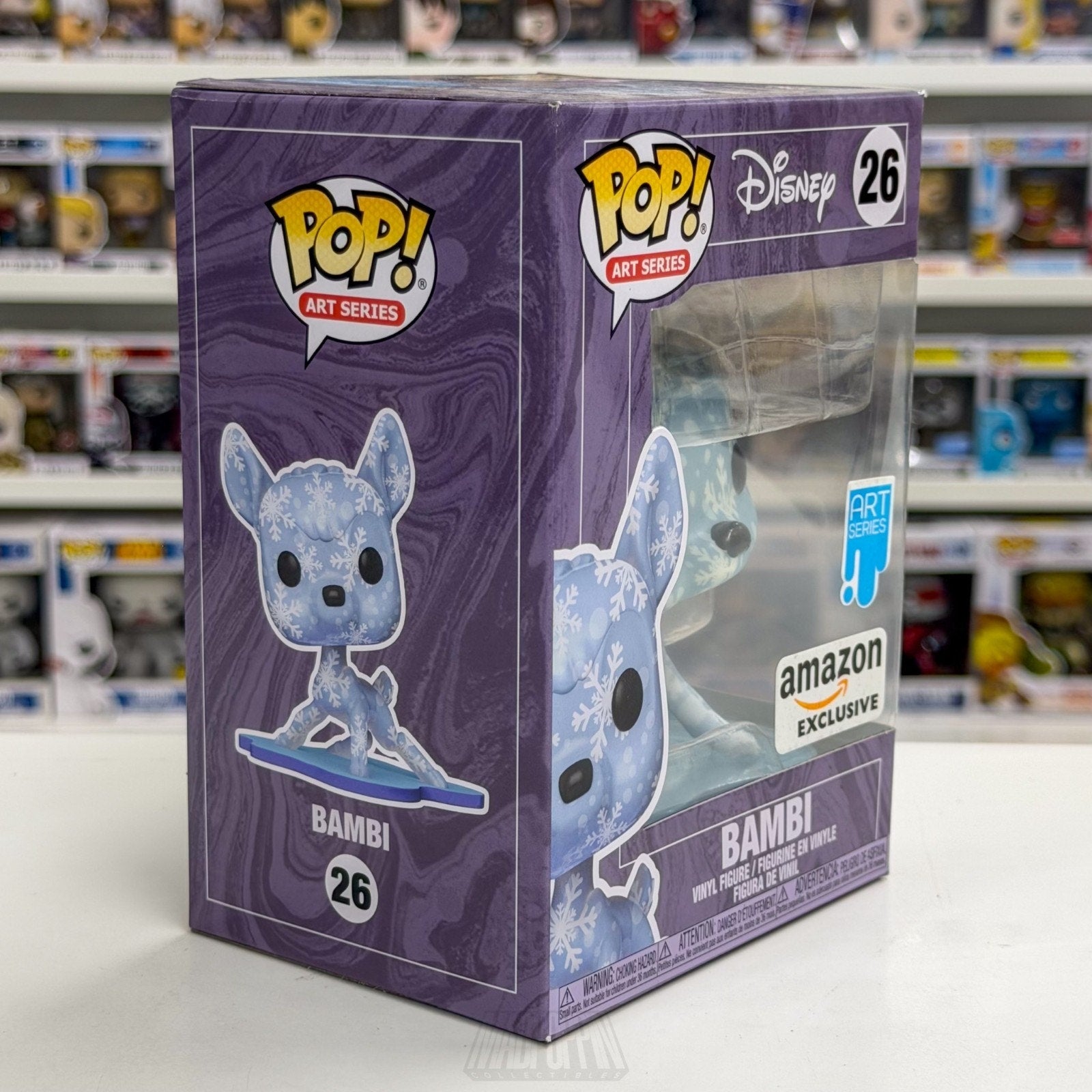 Funko Pop Disney Art Series Bambi Amazon 26 Animation Roe Deer Toy Vinyl Figure