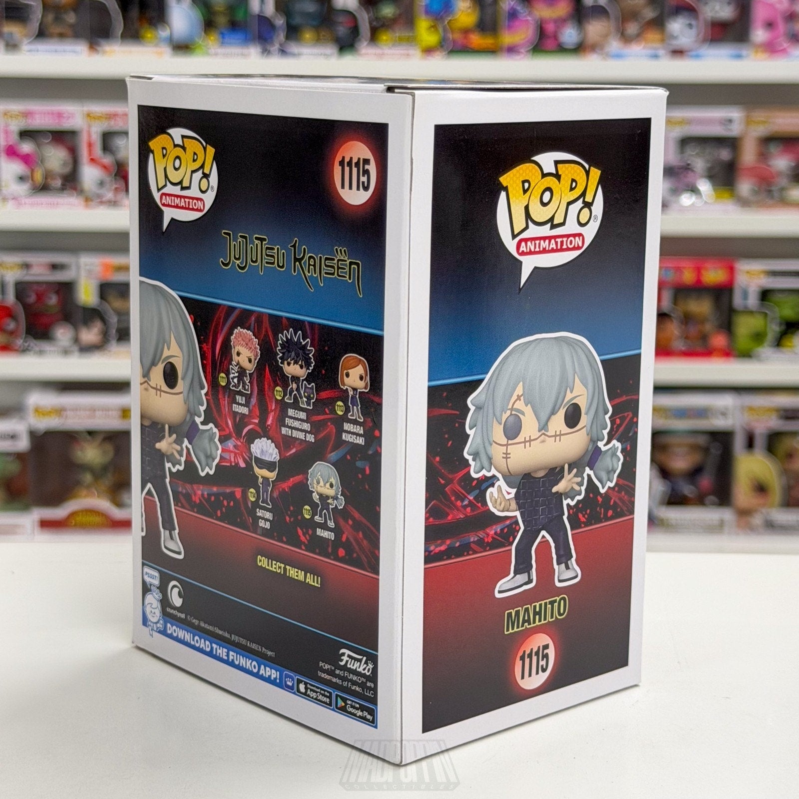 Funko Pop Anime Jujutsu Kaisen Mahito 1115 Japan Dark Fantasy Manga Vinyl Figure