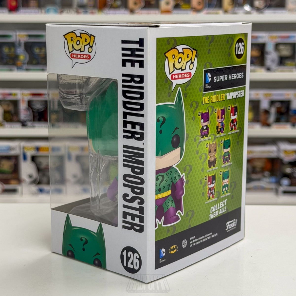 Funko Pop DC Super Heroes The Riddler Impopster Batman 126 Villain Vinyl Figure