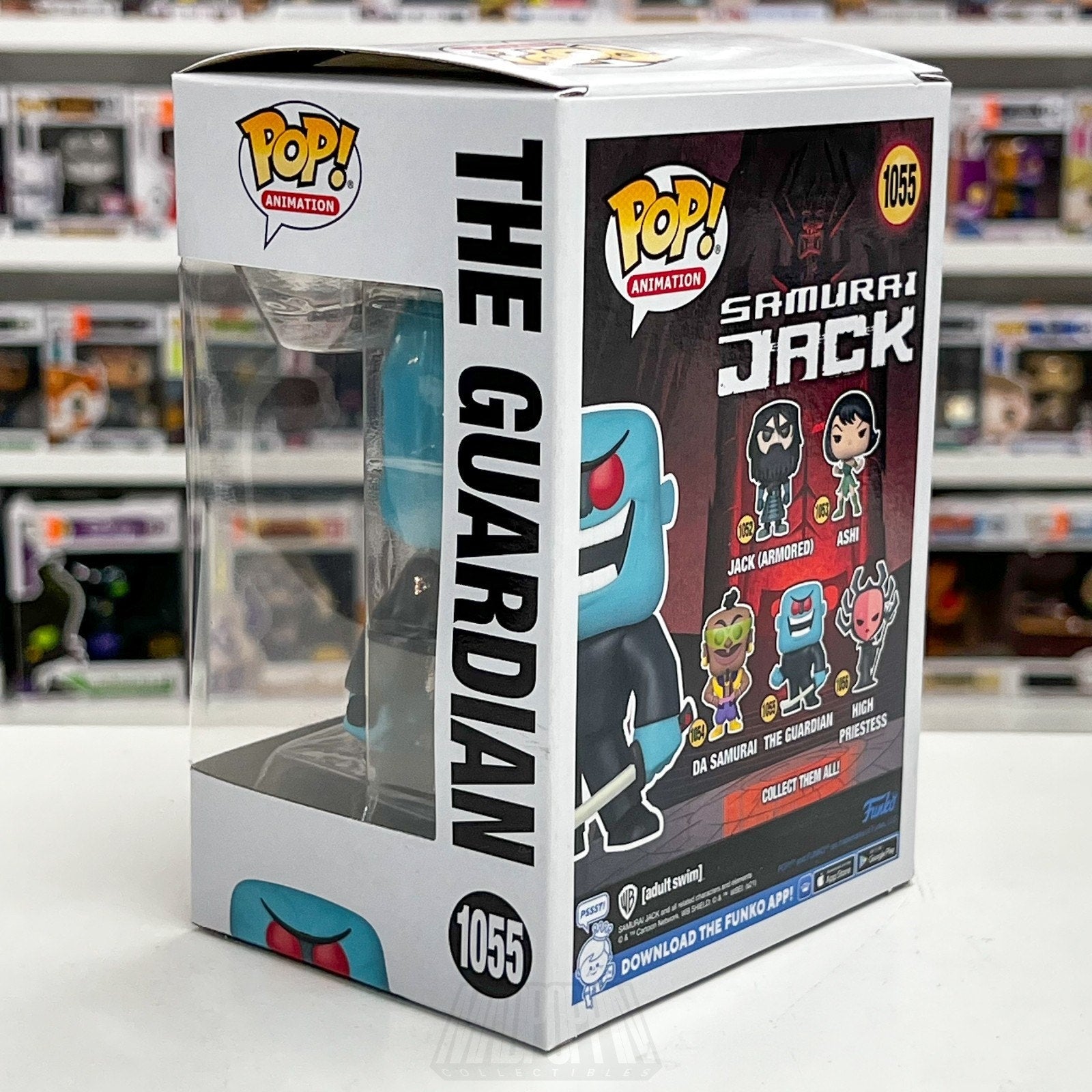 Funko Pop Animation Samurai Jack The Guardian 1055 Figure Cartoon Network Toy