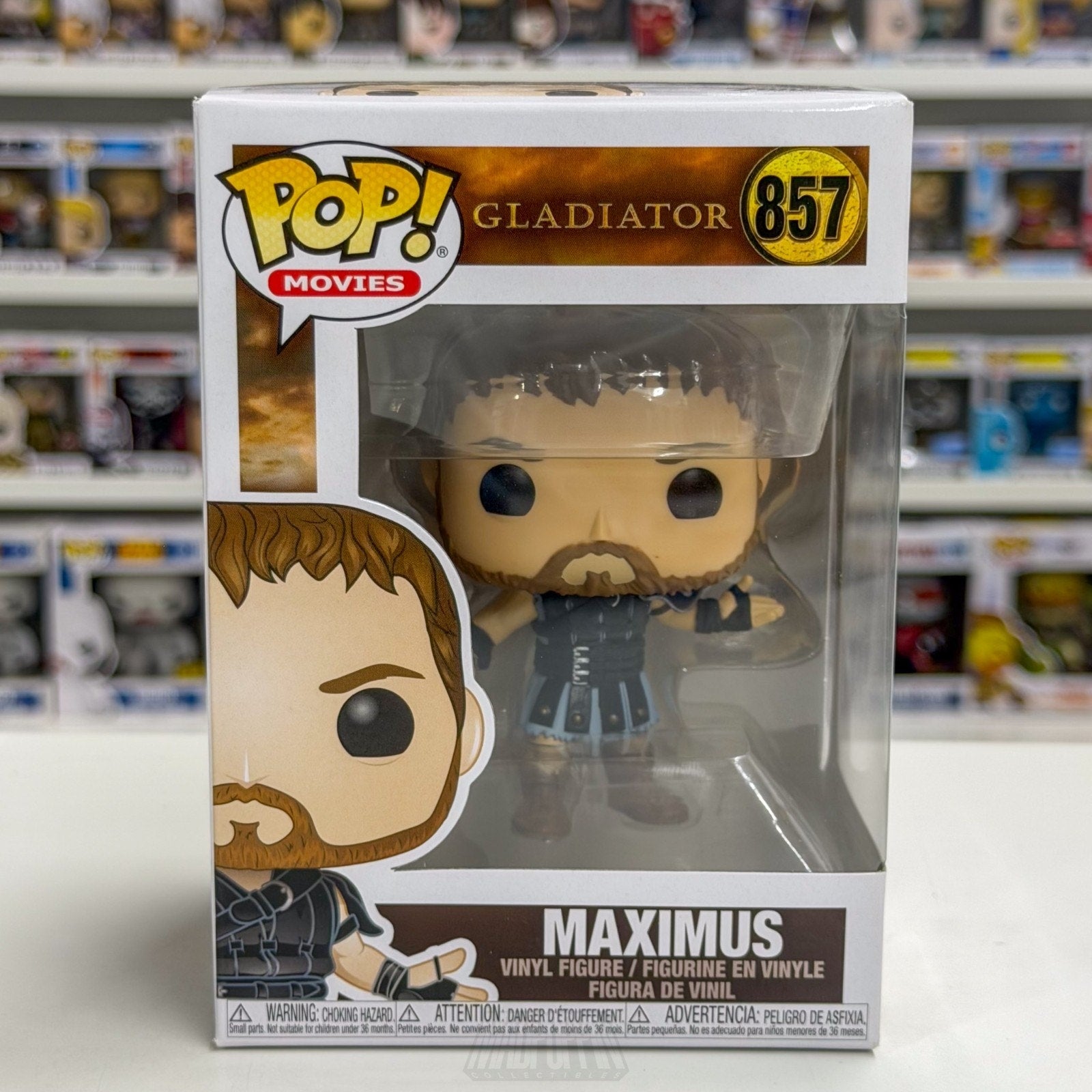 Funko Pop Movies Gladiator Maximus w/Sword 857 Vinyl Figure