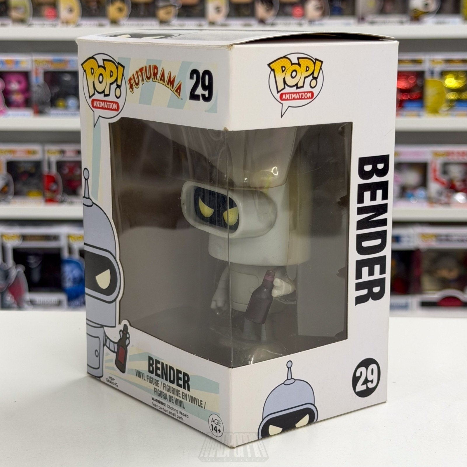 Funko Pop Animation Futurama Bender Bending Rodríguez 29 Robot Toy Vinyl Figure