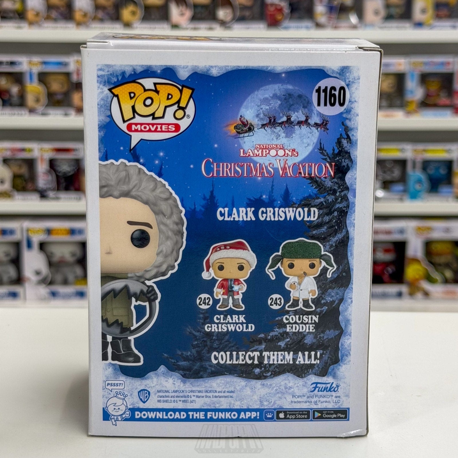 Funko Pop National Lampoons Christmas Vacation Clark Griswold FYE 1160 Figure