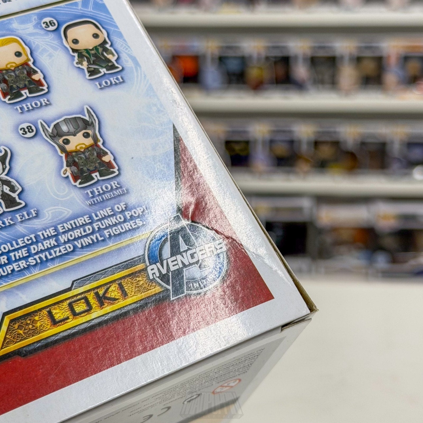 Funko Pop Marvel Thor The Dark World Loki Laufeyson 36 Asgard Toy Vinyl Figure
