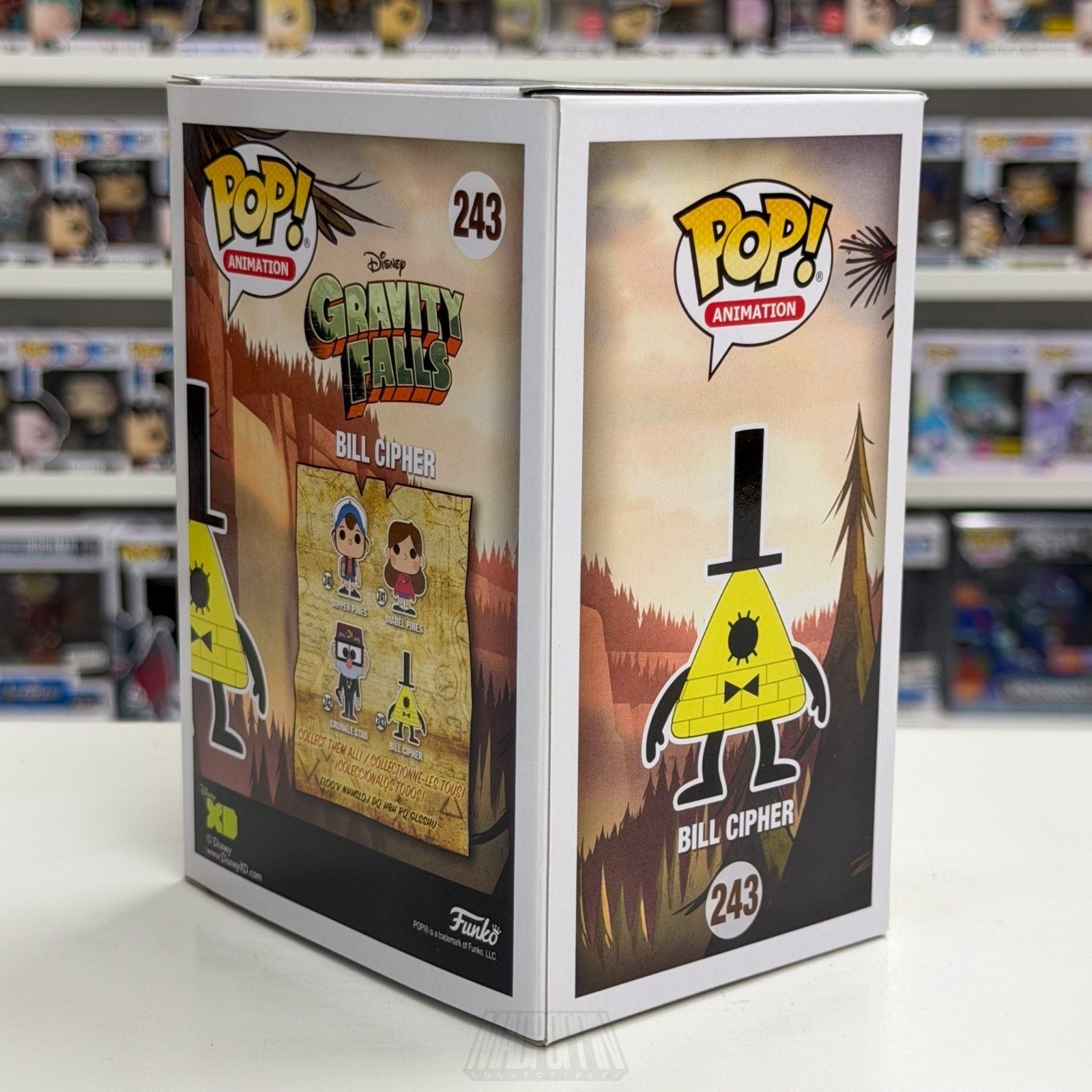 Funko Pop Animation Disney Gravity Falls Bill Cipher Space Chase 243 Toy Figure
