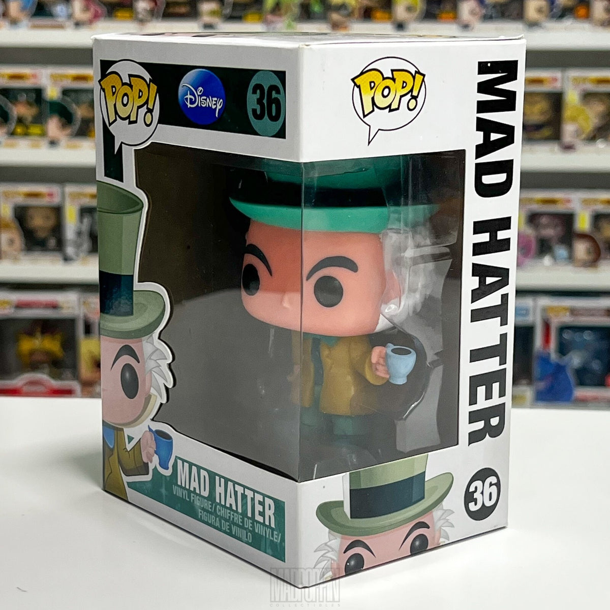 Funko Pop Disney Alice In Wonderland Mad Hatter Tea Cup 36 Walt Toy Vinyl Figure