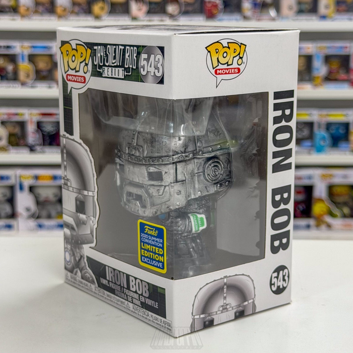 Funko Pop Movies Jay & Silent Bob Reboot Iron Bob SDCC Summer 543 Vinyl Figure