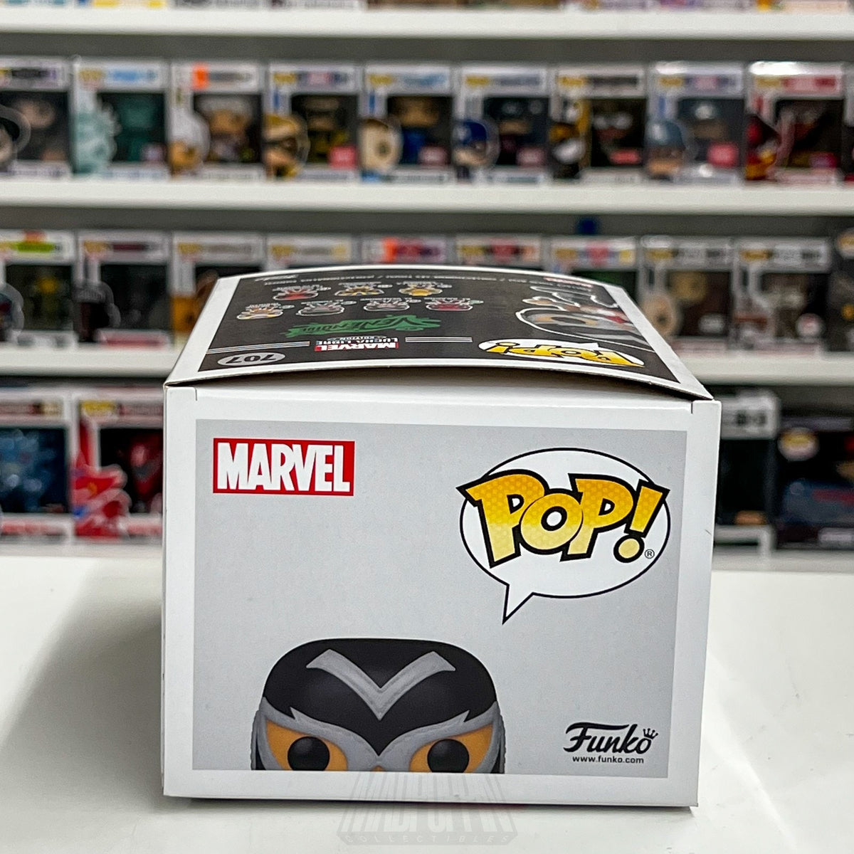 Funko Pop Marvel Collector Corps Lucha Libre El Venenoide Metallic 707 Figure
