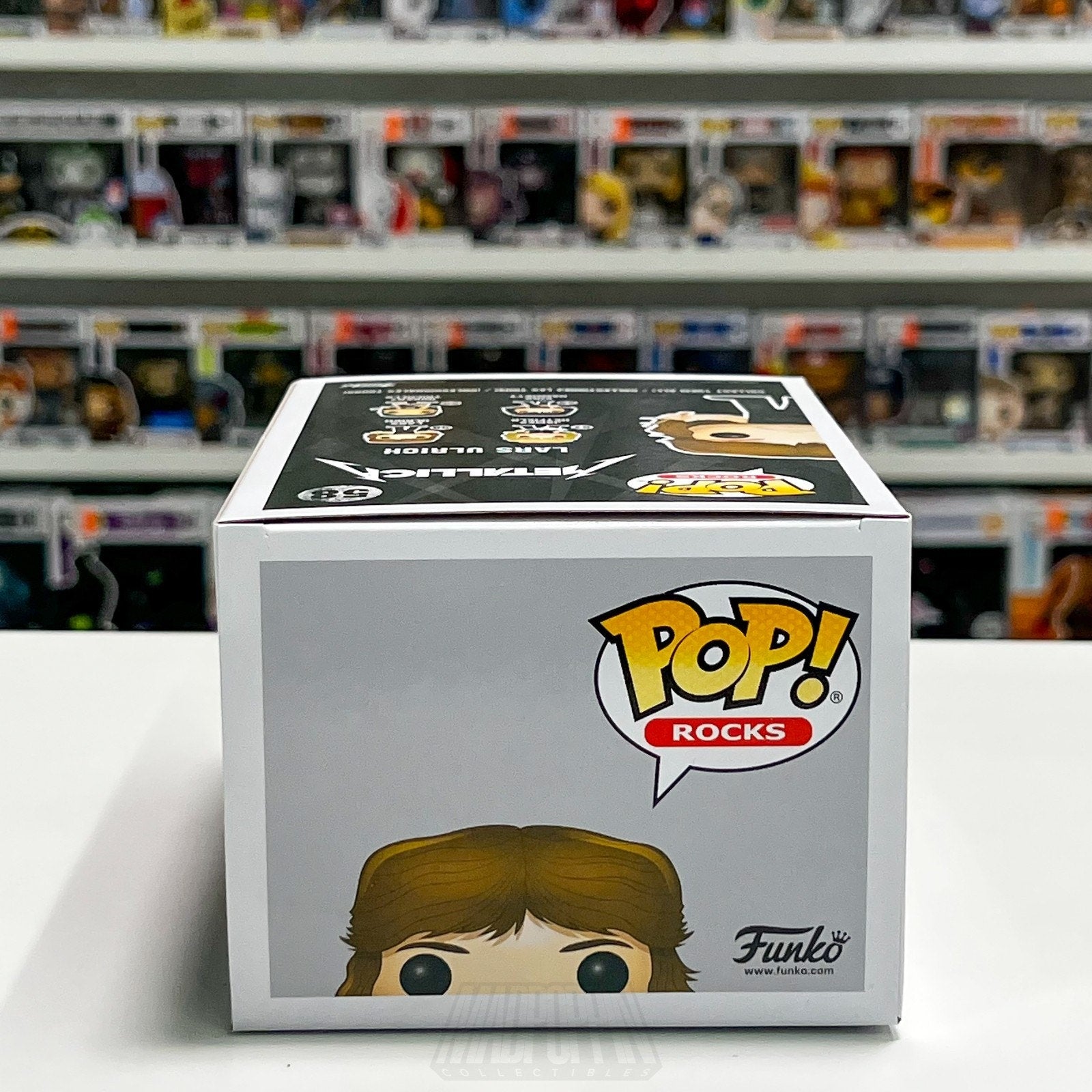 Funko Pop Rocks Metallica Lars Ulrich 58 Heavy Metal Band Music Toy Vinyl Figure