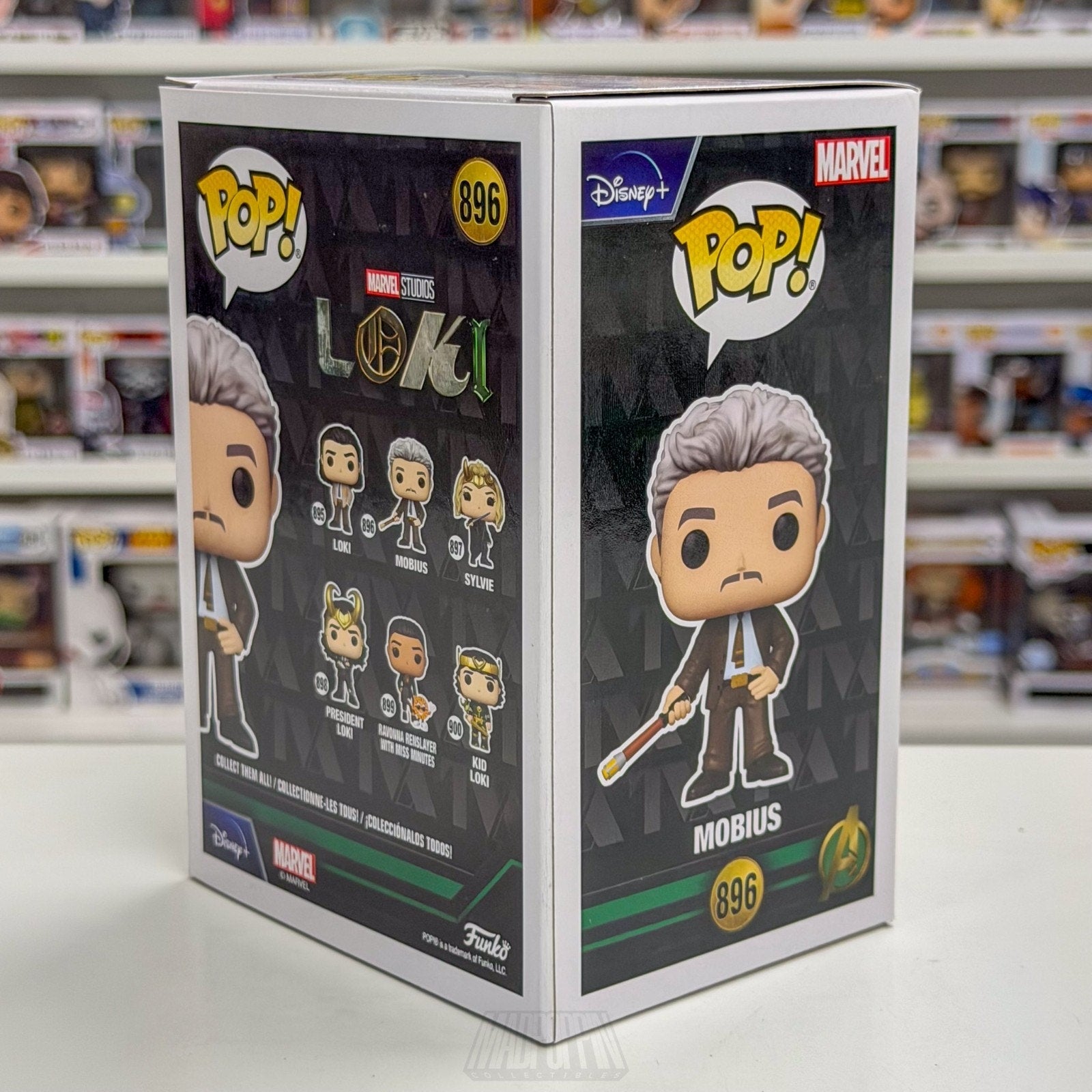 Funko Pop Marvel Studios Loki Mobius 896 MCU TVA Multiverse Toy Vinyl Figure