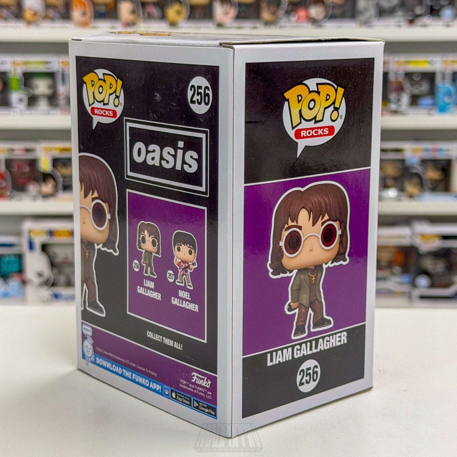 Funko Pop Rocks Oasis Liam Gallagher 256 British English Band Toy Vinyl Figure