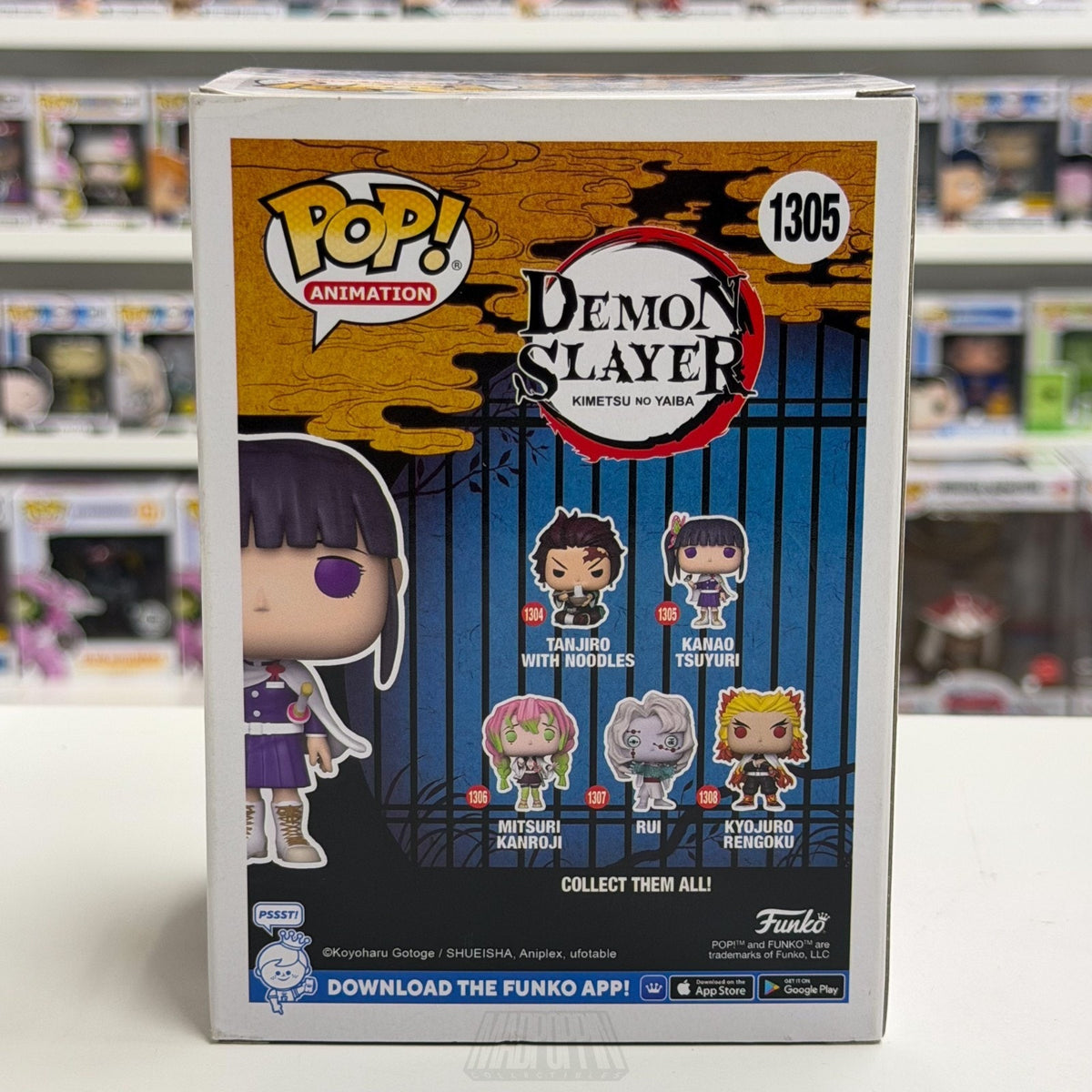 Funko Pop Anime Demon Slayer Kanao Tsuyuri 1305 Japanese Manga Toy Vinyl Figure