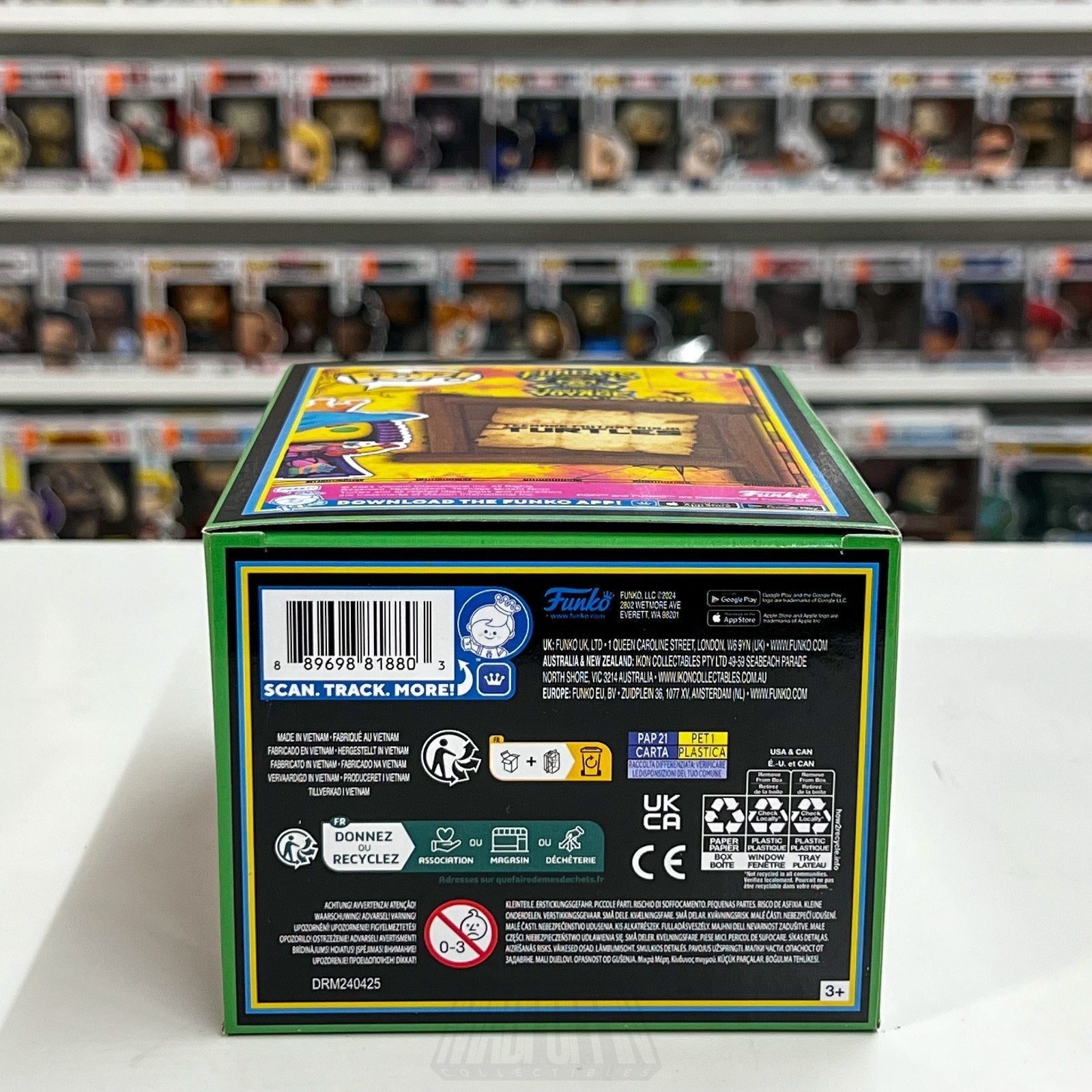 Funko Pop Fundays Funtastic Voyage Freddy Shredder Blacklight TMNT Figure 100PC
