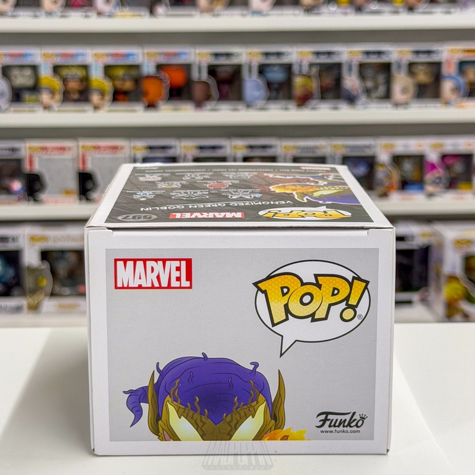Funko Pop Marvel Venomized Green Goblin Hot Topic 597 Villain Toy Vinyl Figure