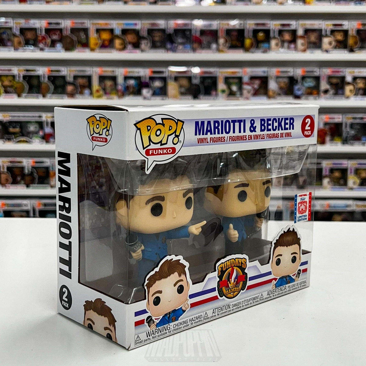 Funko Pop Mariotti & Becker 2 Pack Fundays Vinyl Figures 2021 Limited Edition