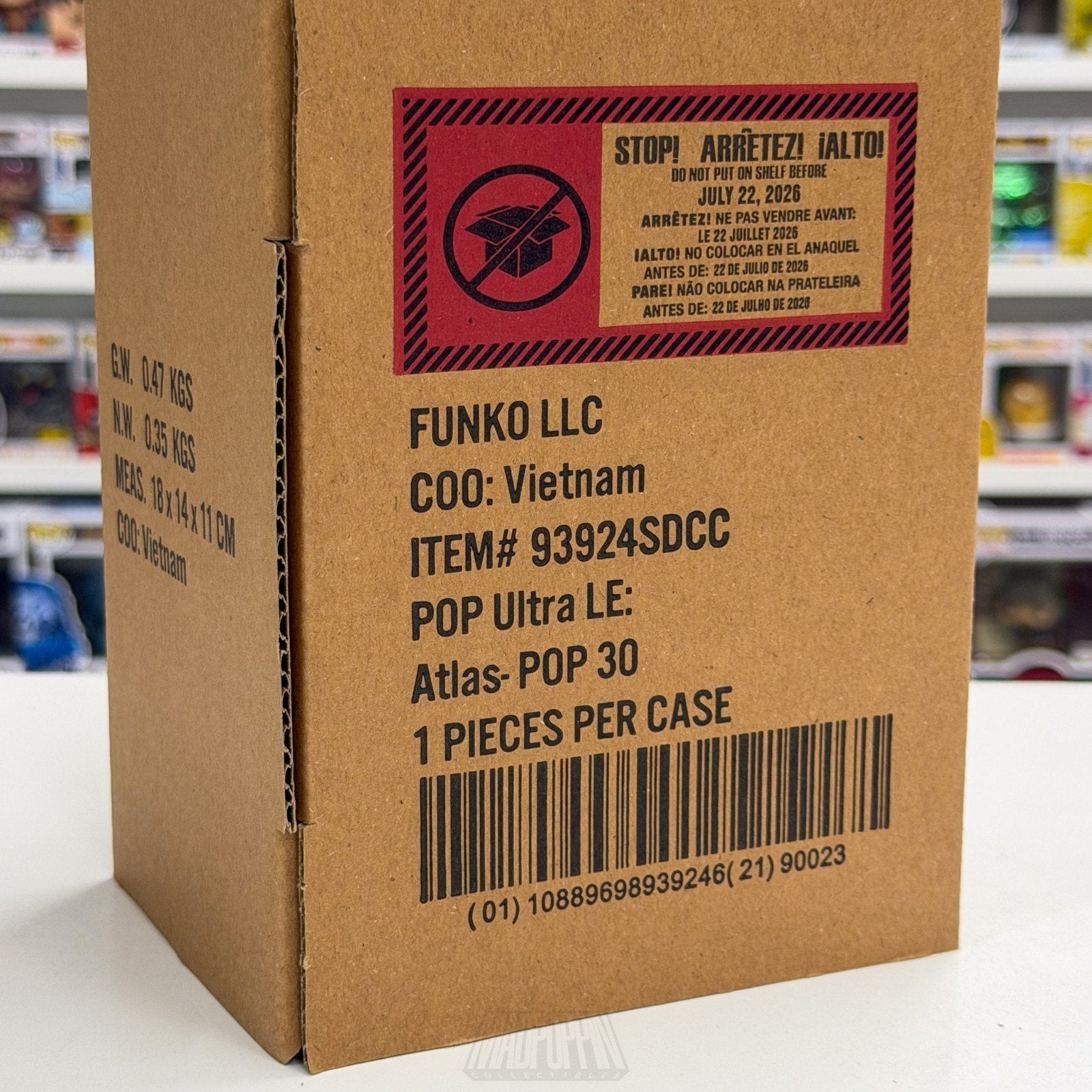 Funko Pop Comics Radiant Black 60 Glow LE 5000 PCS SDCC 2026 Toy CON STICKER