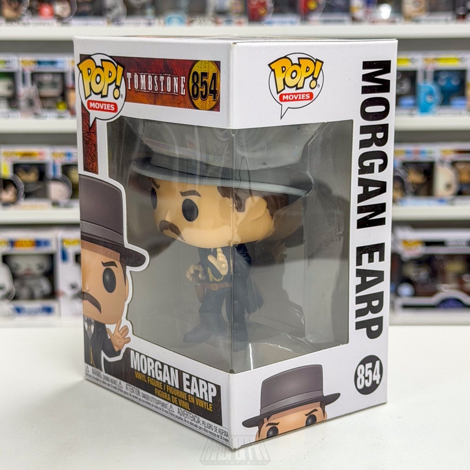 Funko Pop Movies Tombstone Morgan Earp 854 Western Cowboy Outlaws Vinyl Figure