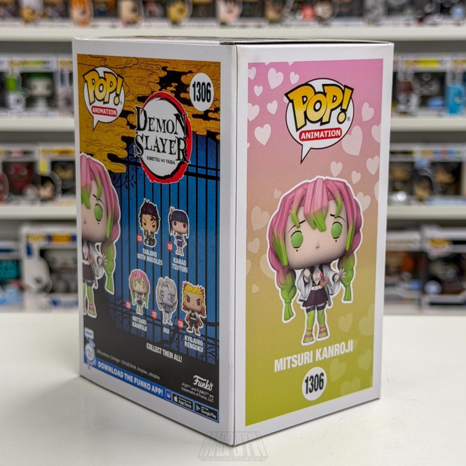 Funko Pop Anime Demon Slayer Mitsuri Kanroji 1306 Japanese Manga Vinyl Figure