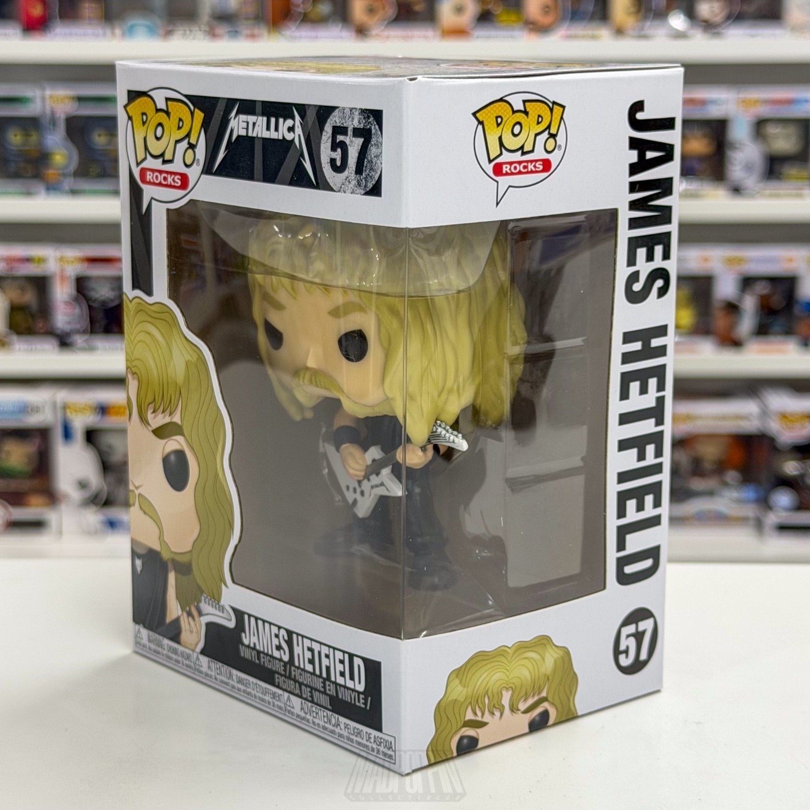 Funko Pop Rocks Metallica James Hetfield 57 Heavy Metal Thrash Band Vinyl figure