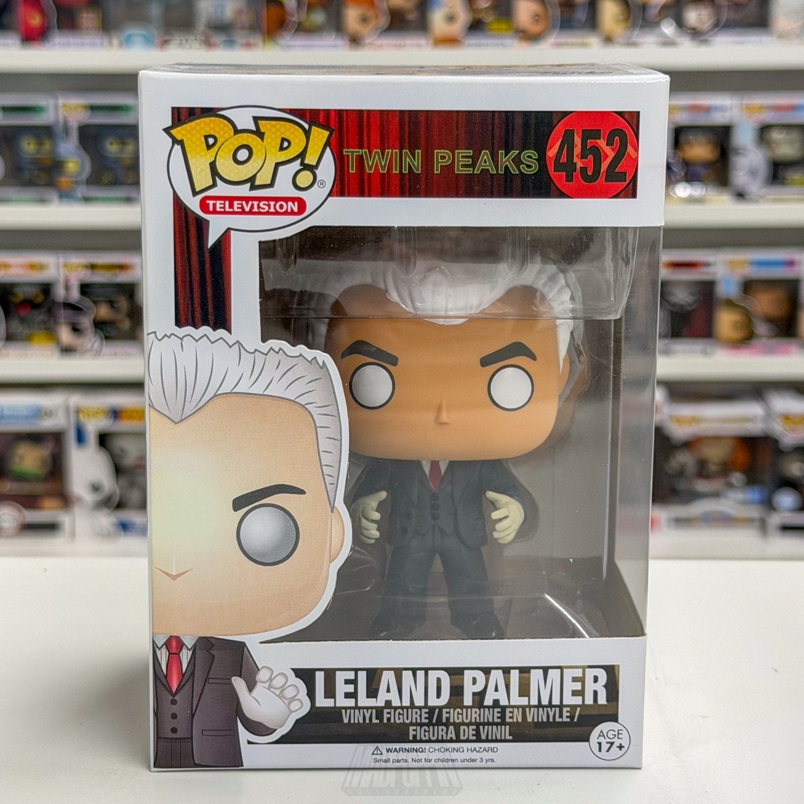 Funko Pop TV Twin Peaks Leland Palmer 452 Vaulted Rare Mystery Horror Toy Figure
