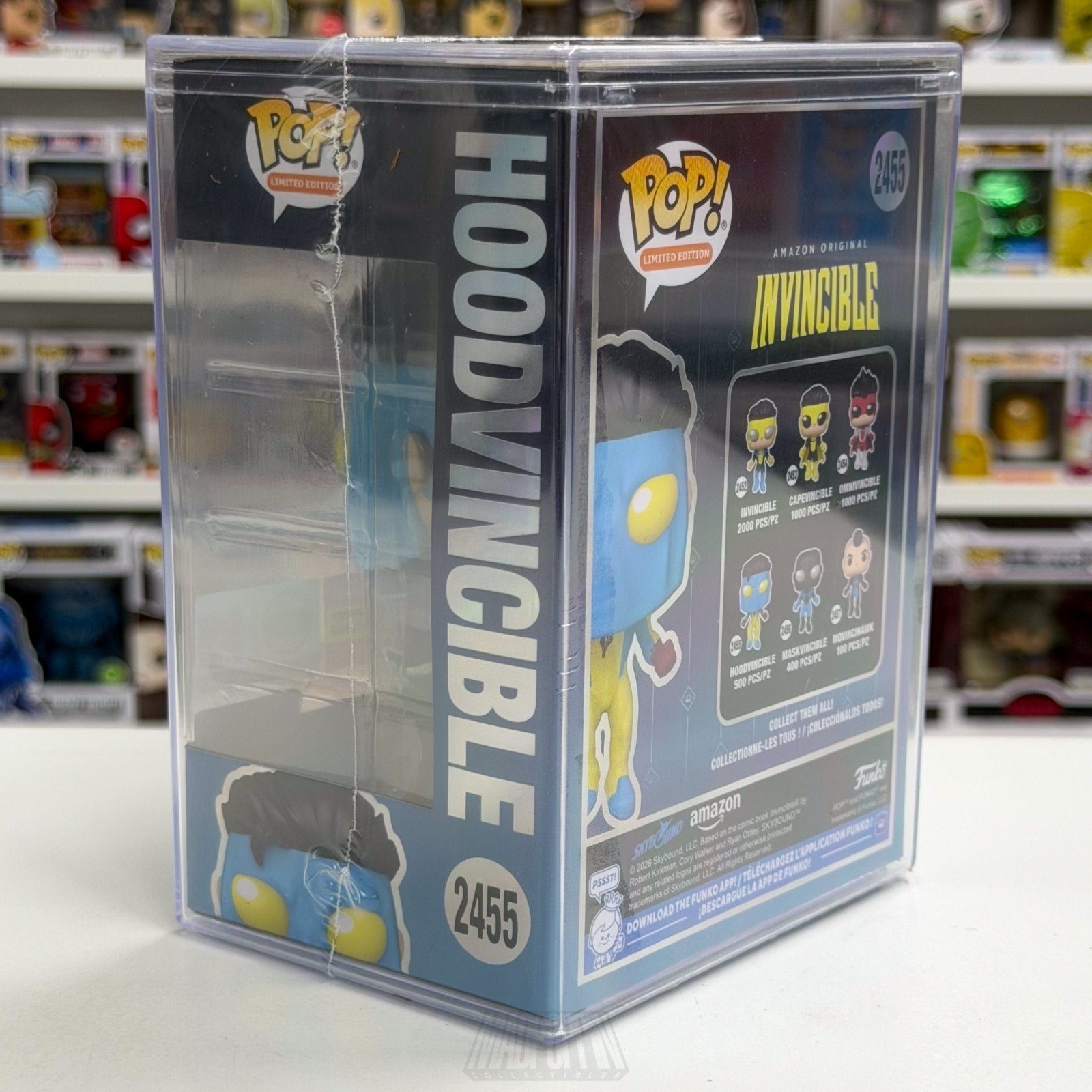 Funko Pop Invincible Hoodvincible 2455 SDCC 2026 LE 500 Official Toy CON STICKER