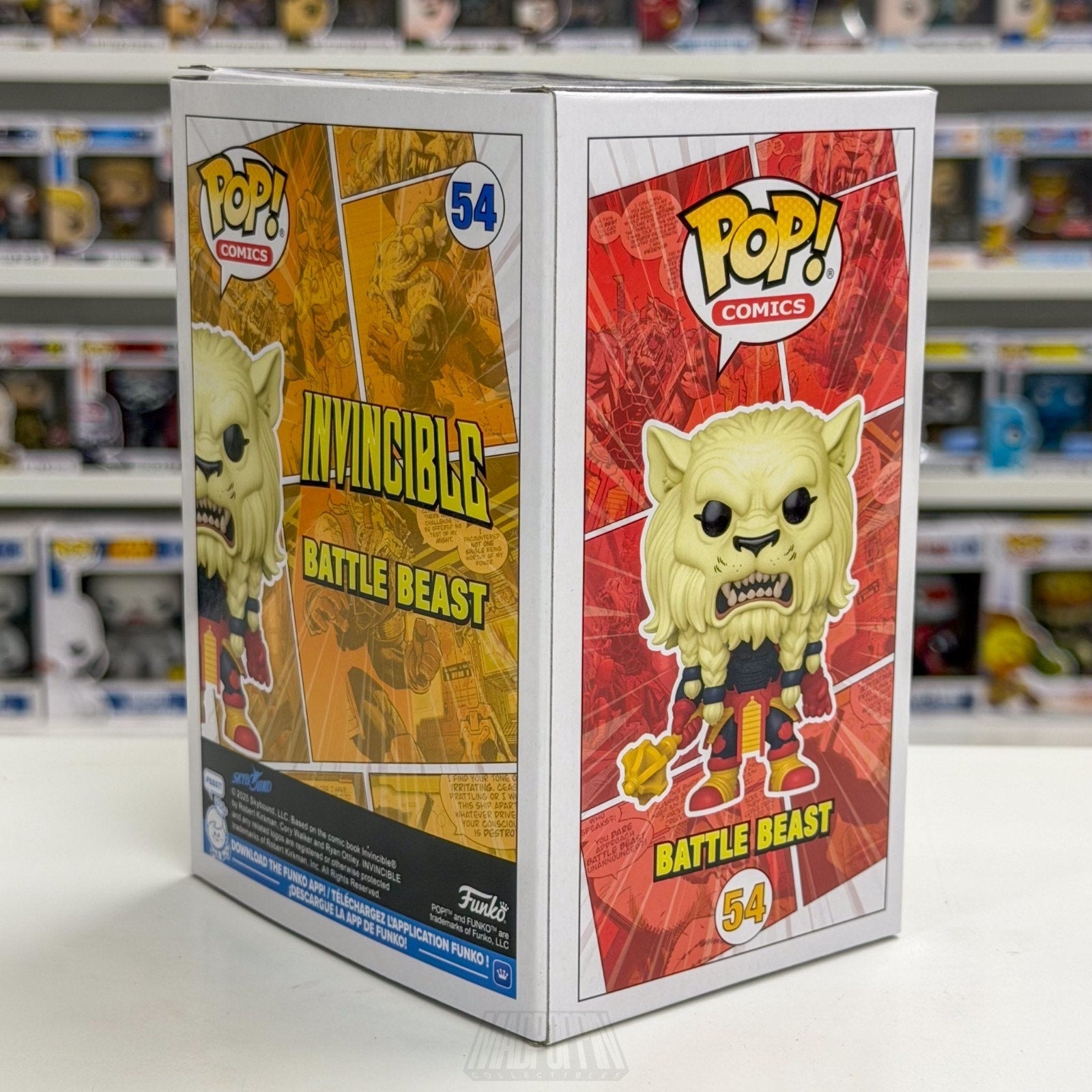 Funko Pop Comics Invincible Battle Beast Chalice Collectibles 54 Vinyl Figure