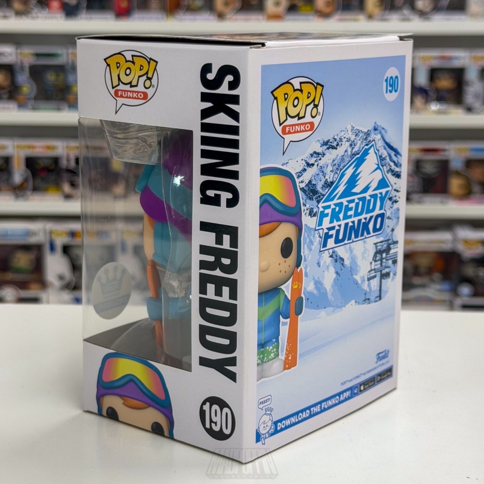 Funko Pop Skiing Freddy Funko.com Exclusive 190 Snow Winter Toy Vinyl Figure
