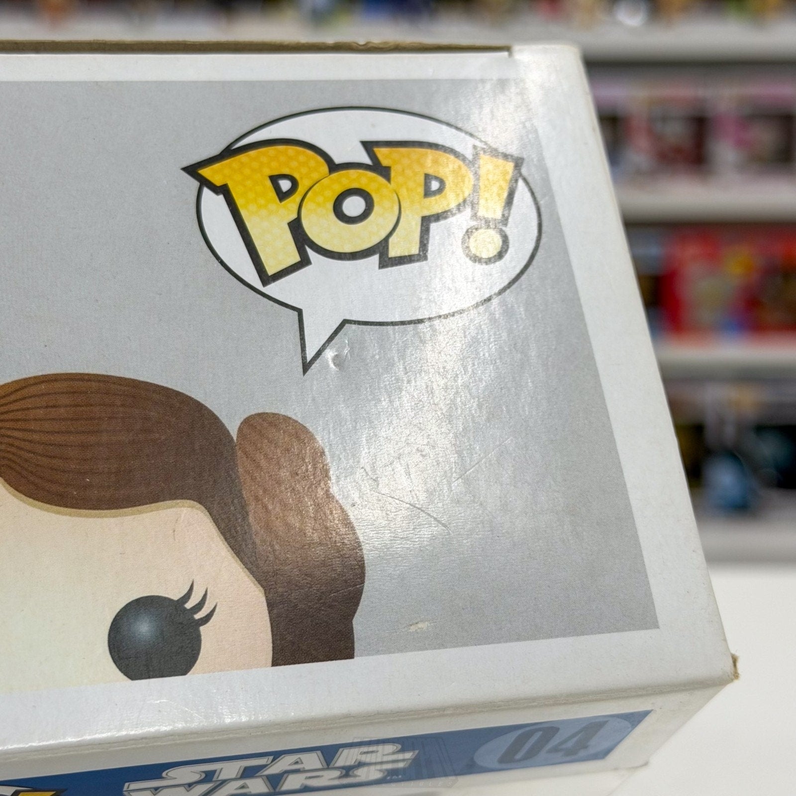 Funko Pop Star Wars Princess Leia 2015 Blue Box 04 Jedi Force Toy Vinyl Figure