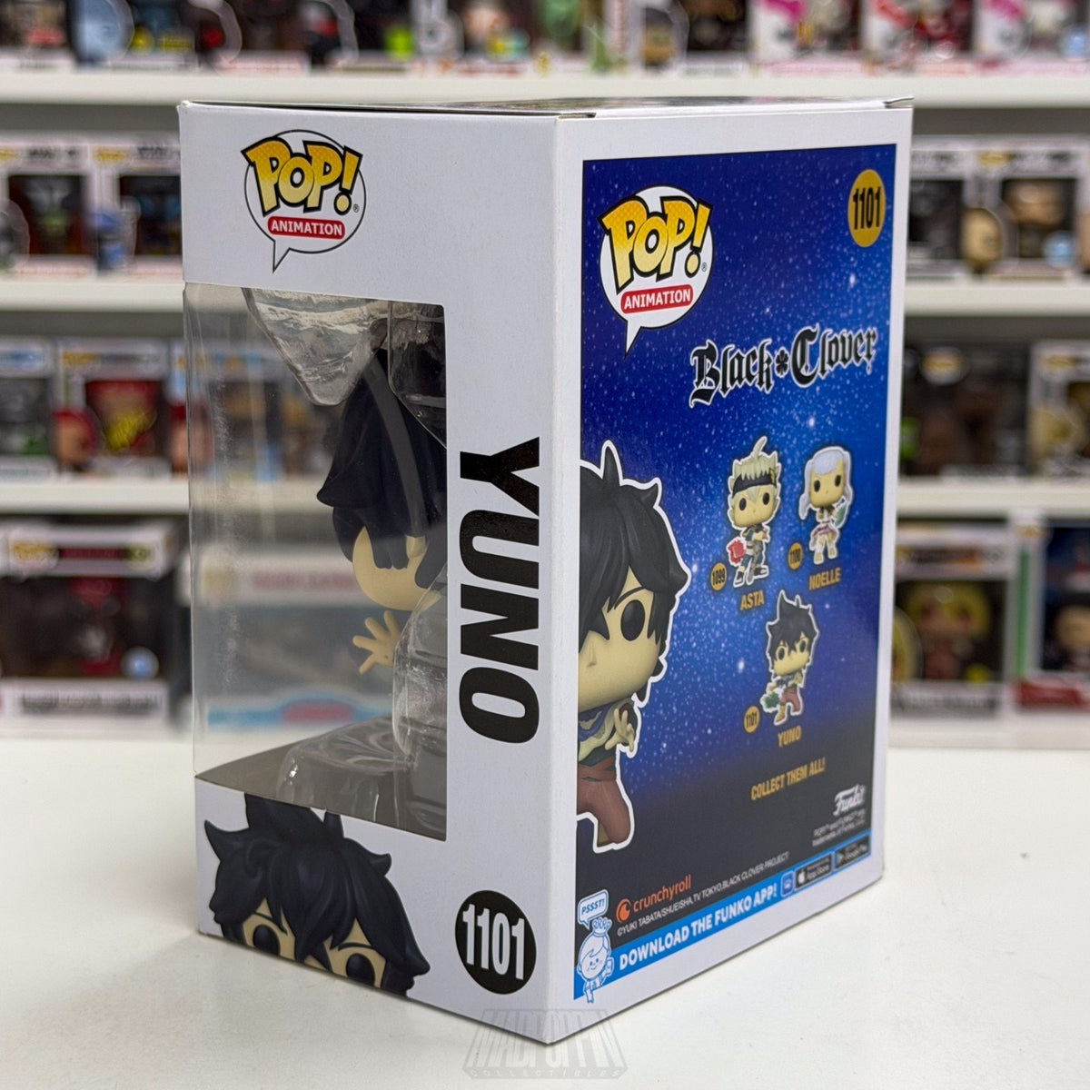 Funko Pop Anime Black Clover Yuno 1101 Orphan Japanese Manga Toy Vinyl Figure
